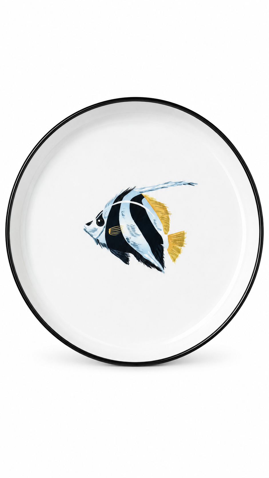 Moorish Idol Fish Appetizer Plate