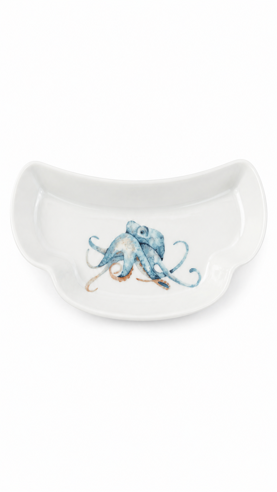 Octopus Porcelain Tray – Coastal Catchall Dish