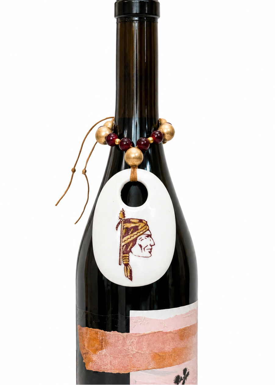 Personalized Porcelain Birthday Bottle Tag