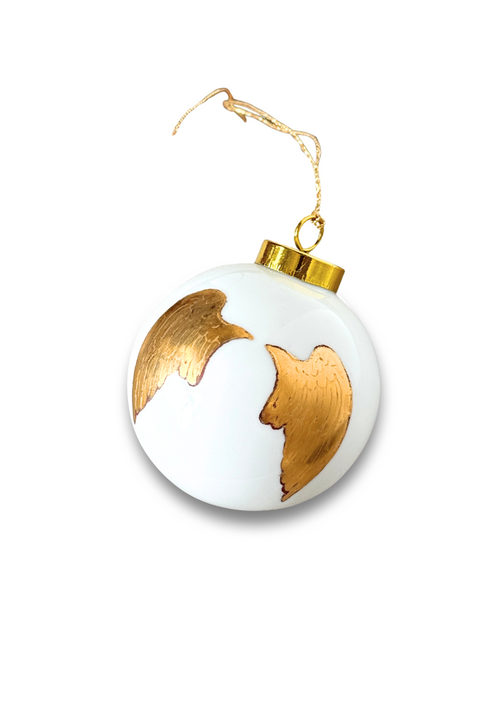 Angel Wings Ball Ornament
