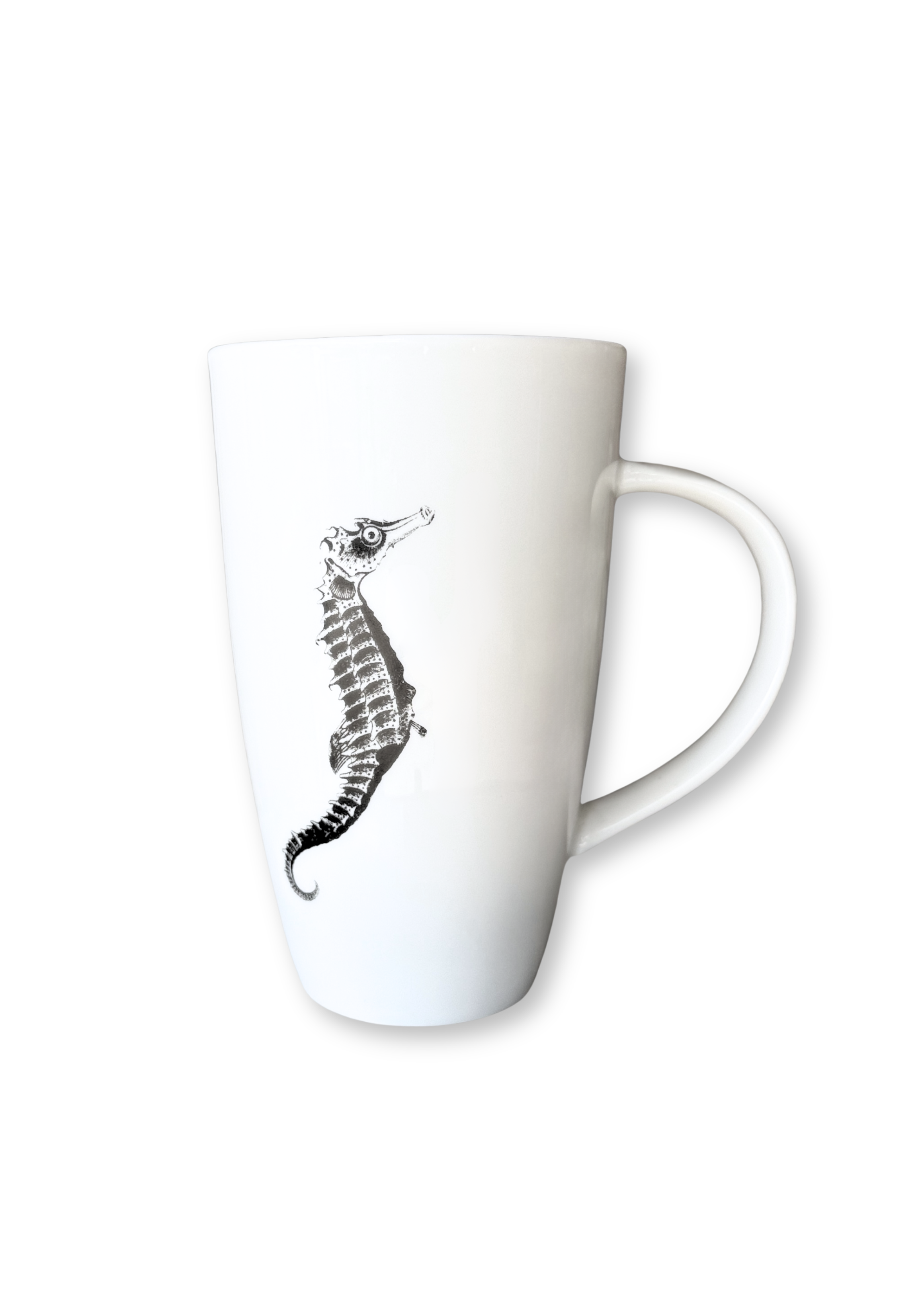 Seahorse Porcelain Latte Coffee Tea Cup Mug