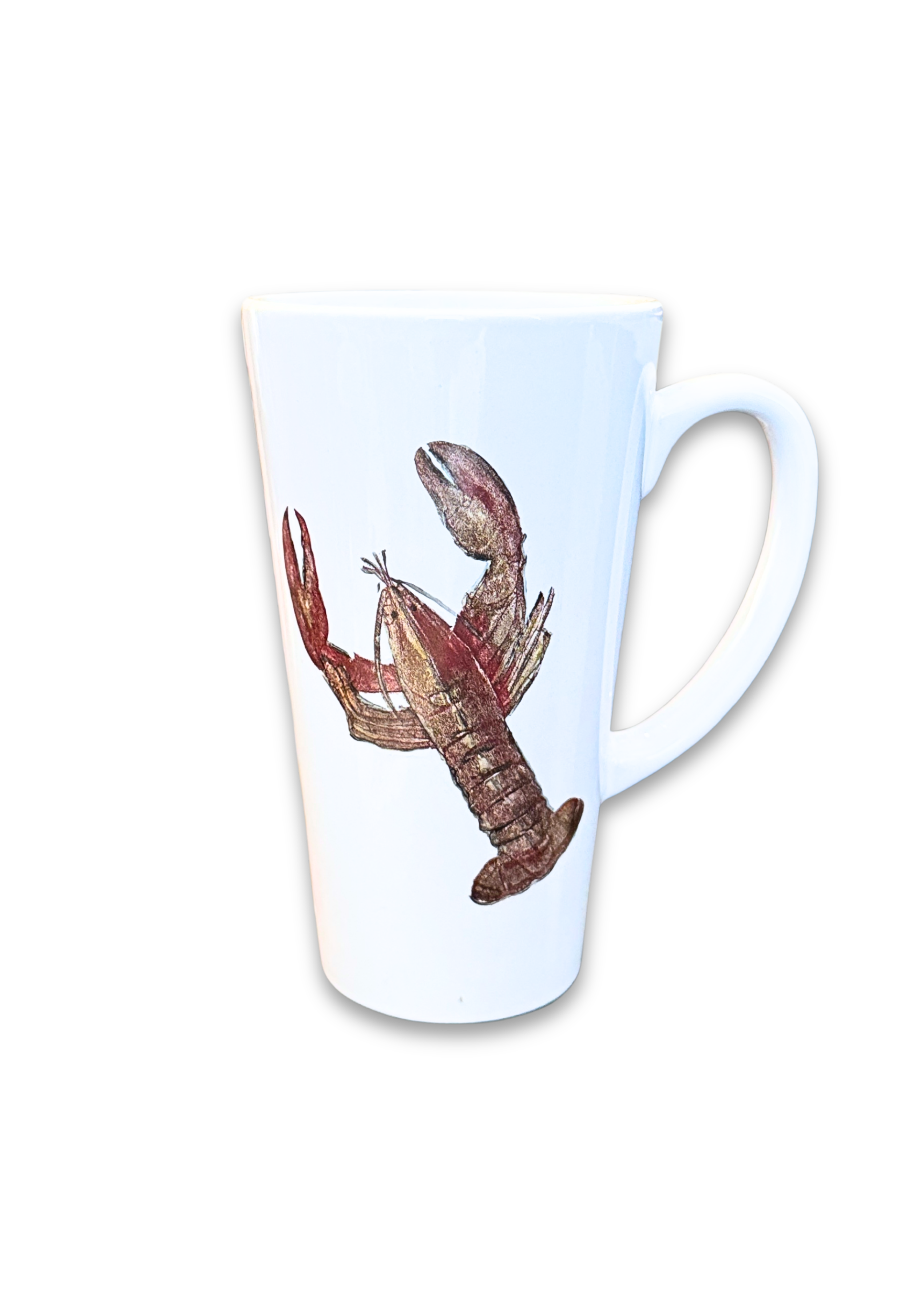 Coastal Lobster Porcelain Coffee and Tea Mug