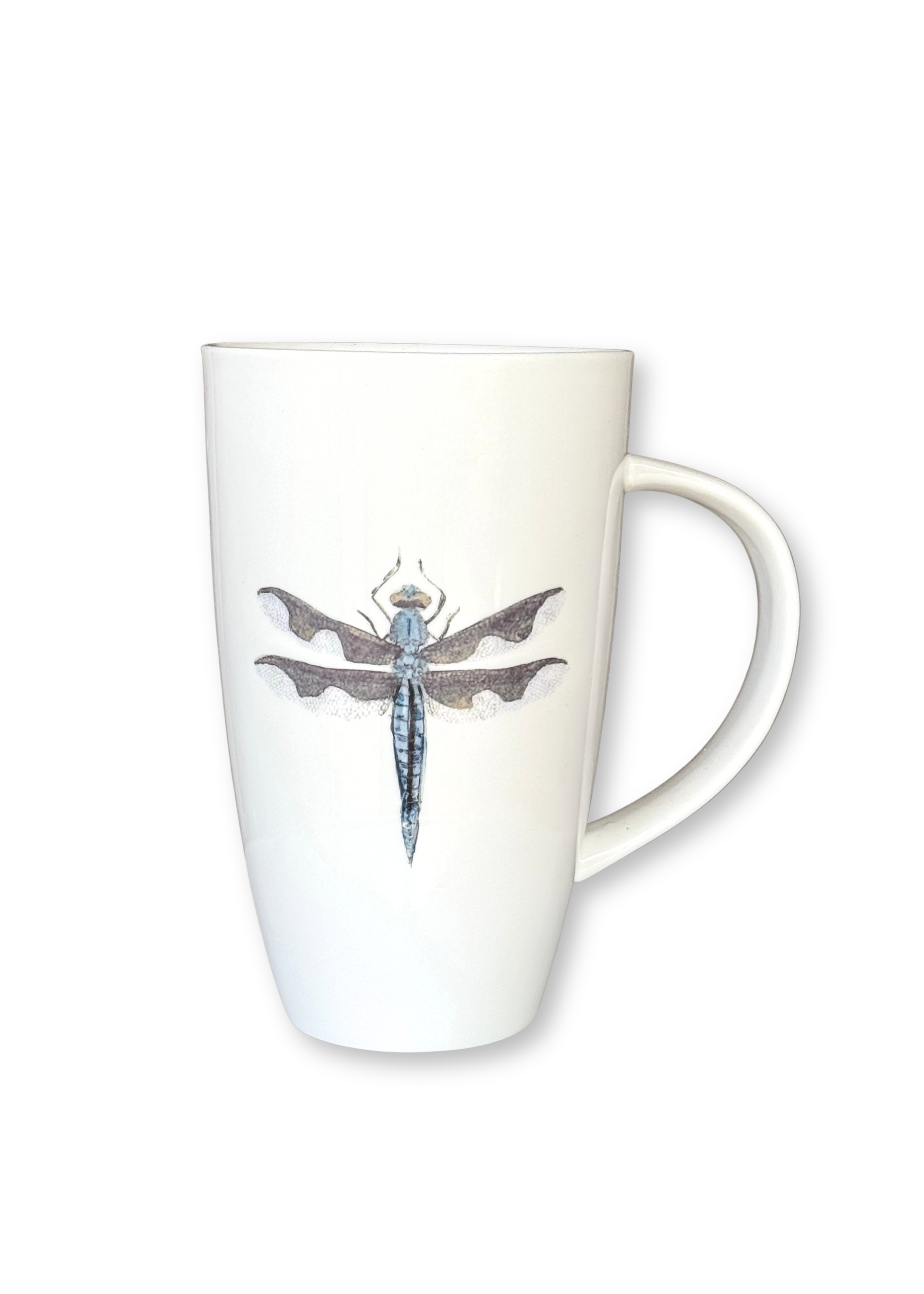 Dragonfly Porcelain Latte Coffee Tea Mug Cup
