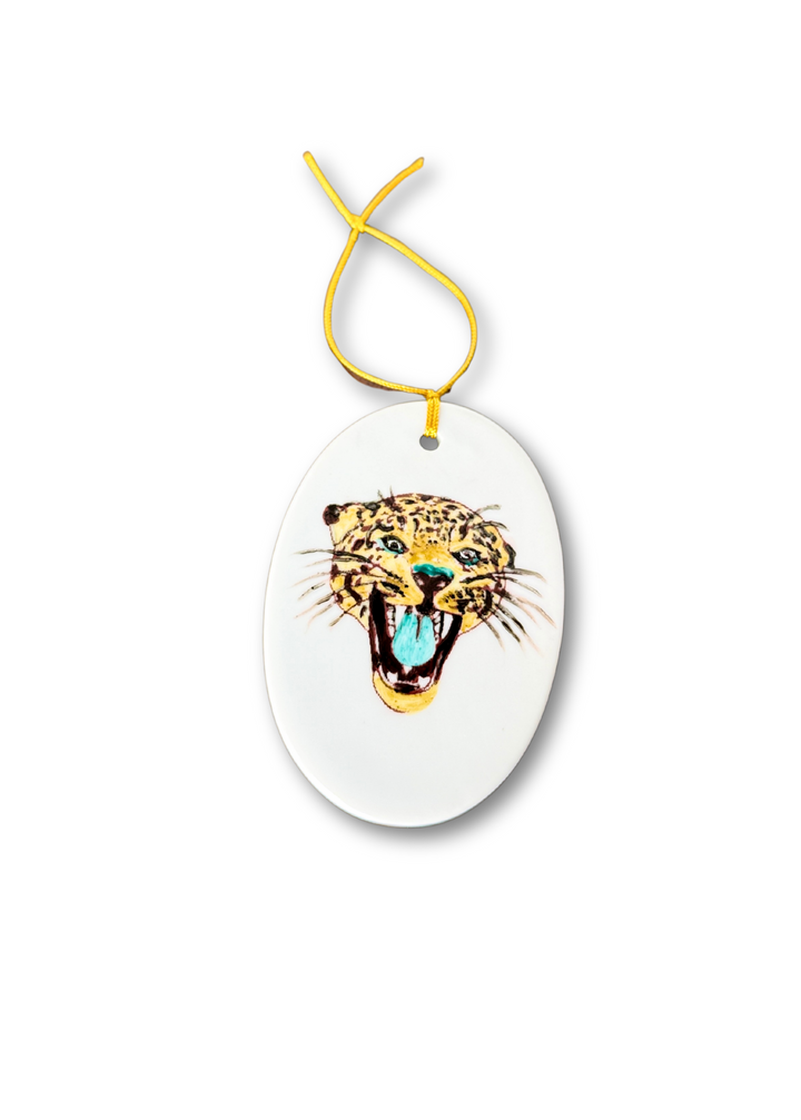 NFL Jaguar Face Flat Ornament
