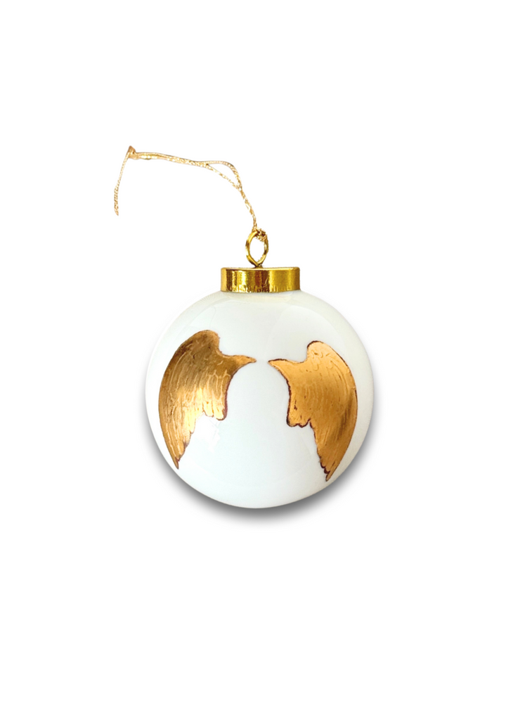 Angel Wings Ball Ornament