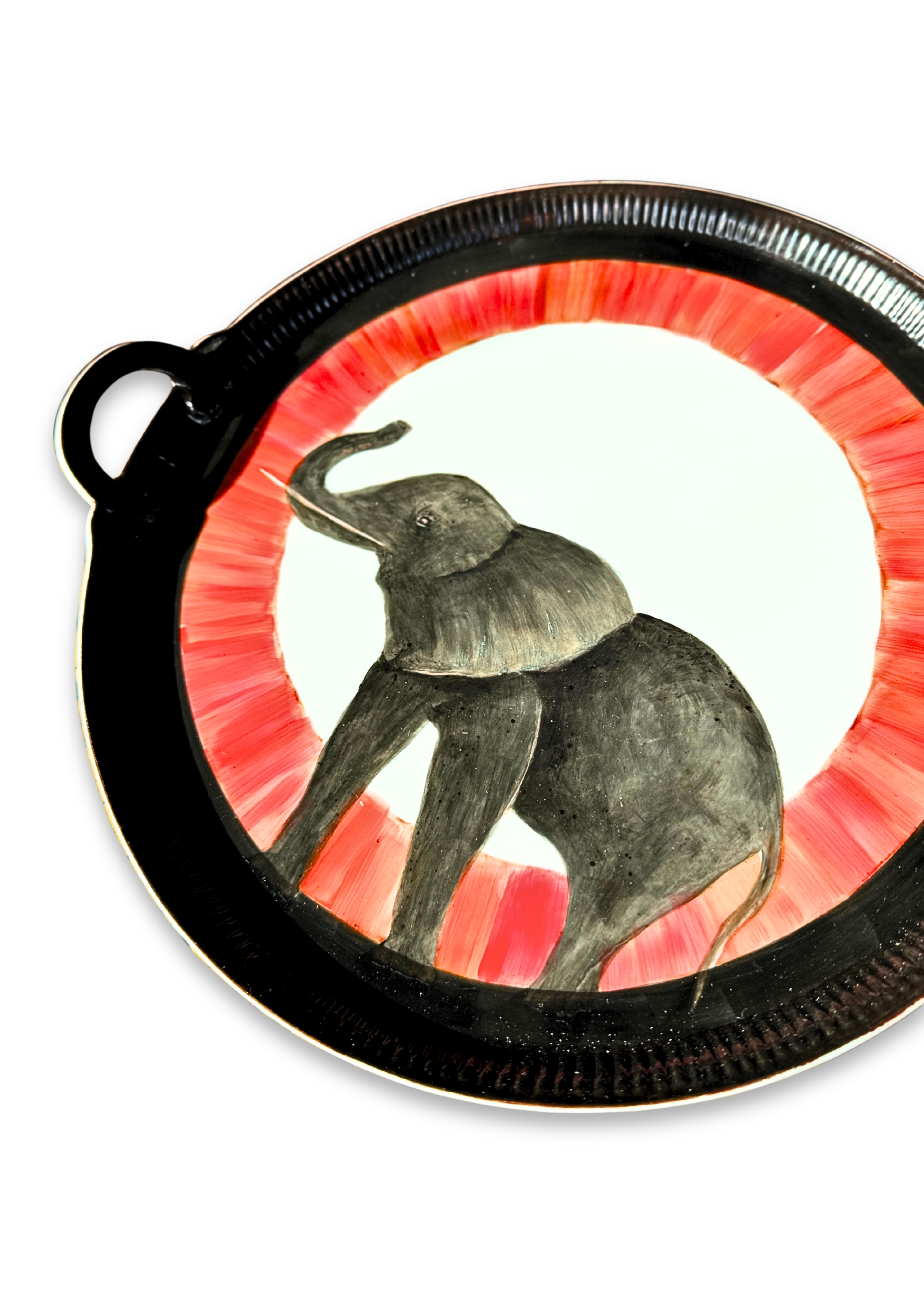 Hand-Painted Gator Appetizer Serving Platter