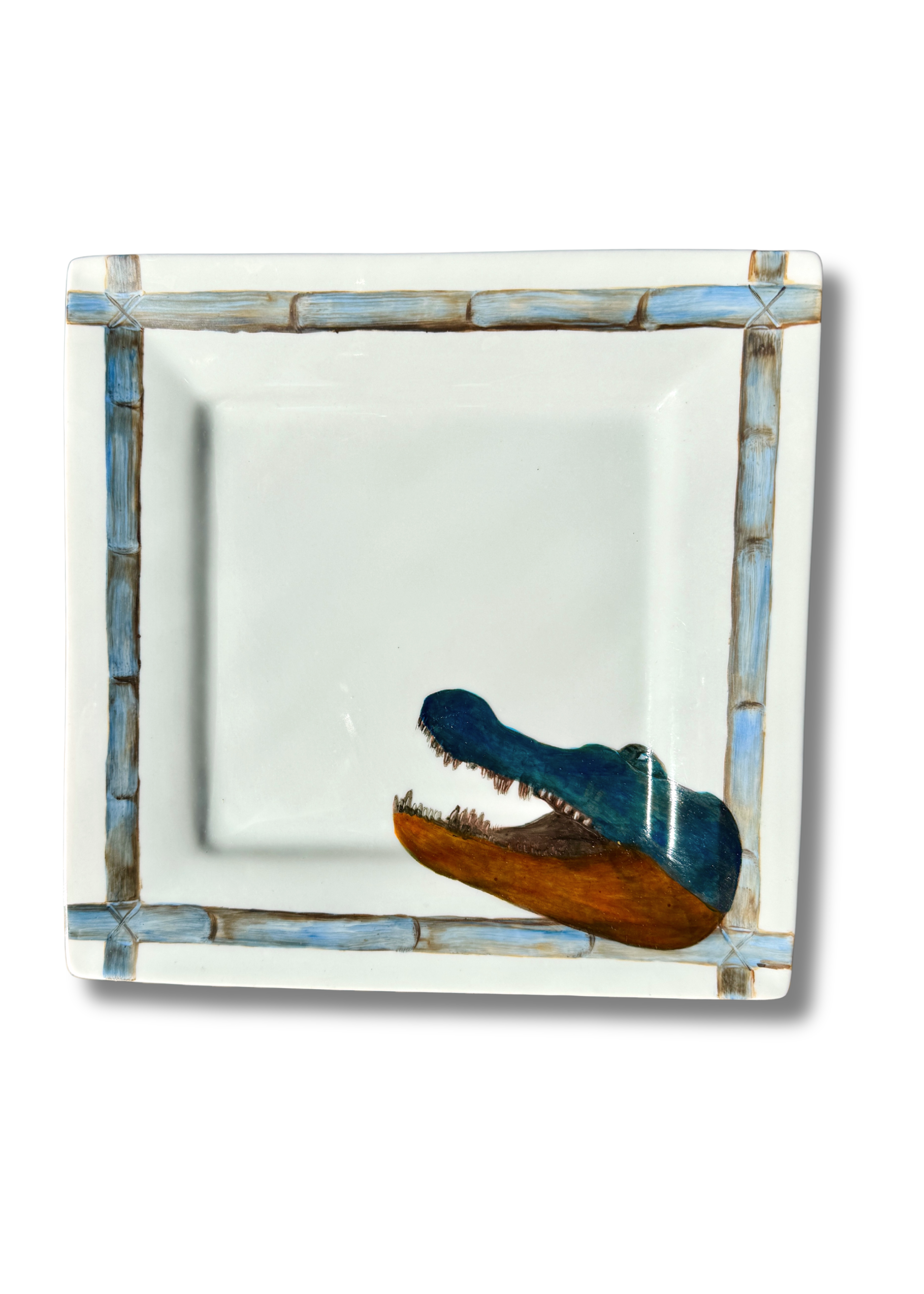 Florida Gator Game Day Bamboo Square Serving Platter
