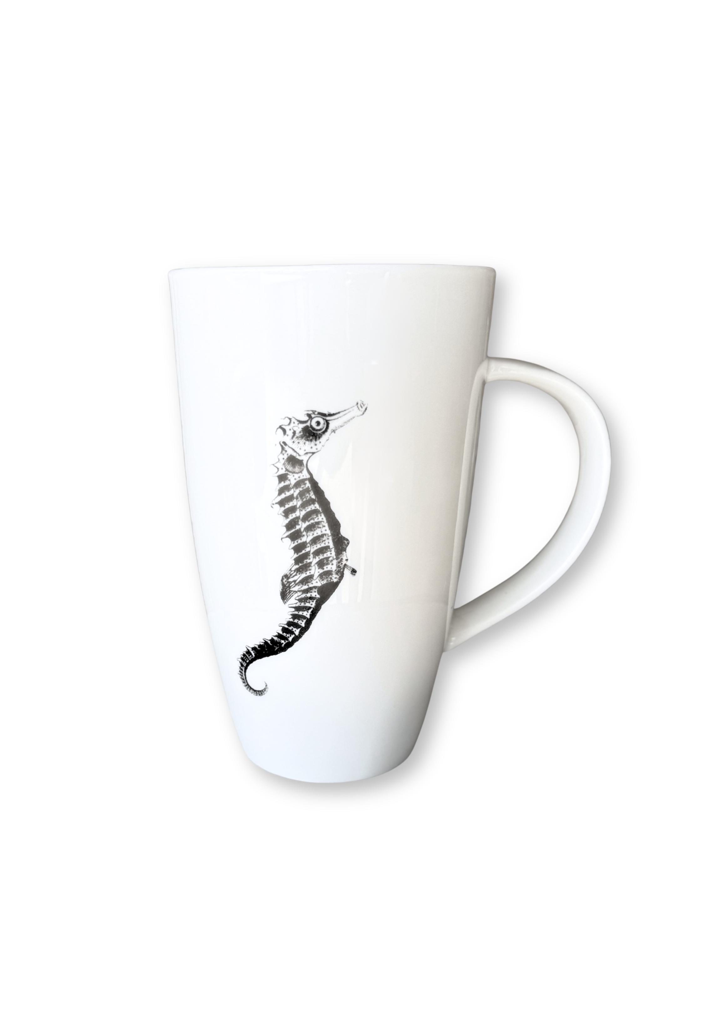 Seahorse Porcelain Latte Coffee Tea Cup Mug