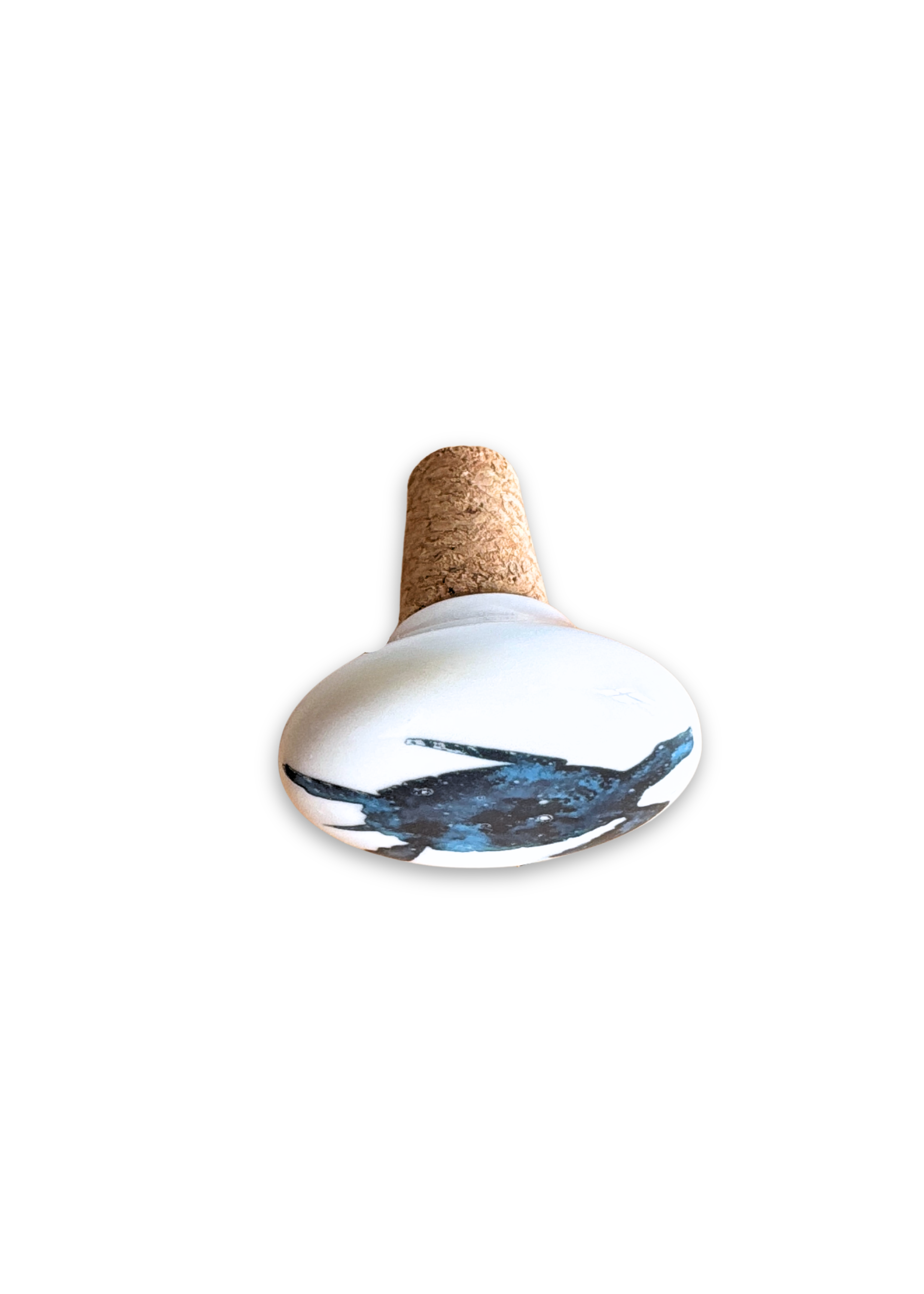 Sea Turtle Porcelain Ceramic Wine Cork Stopper Barware