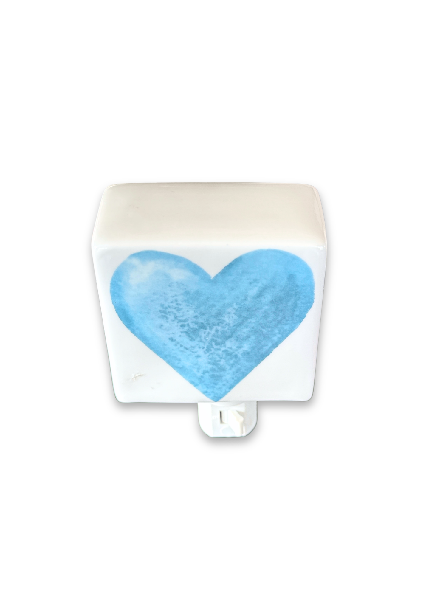 Blue Heart Porcelain Nightlight