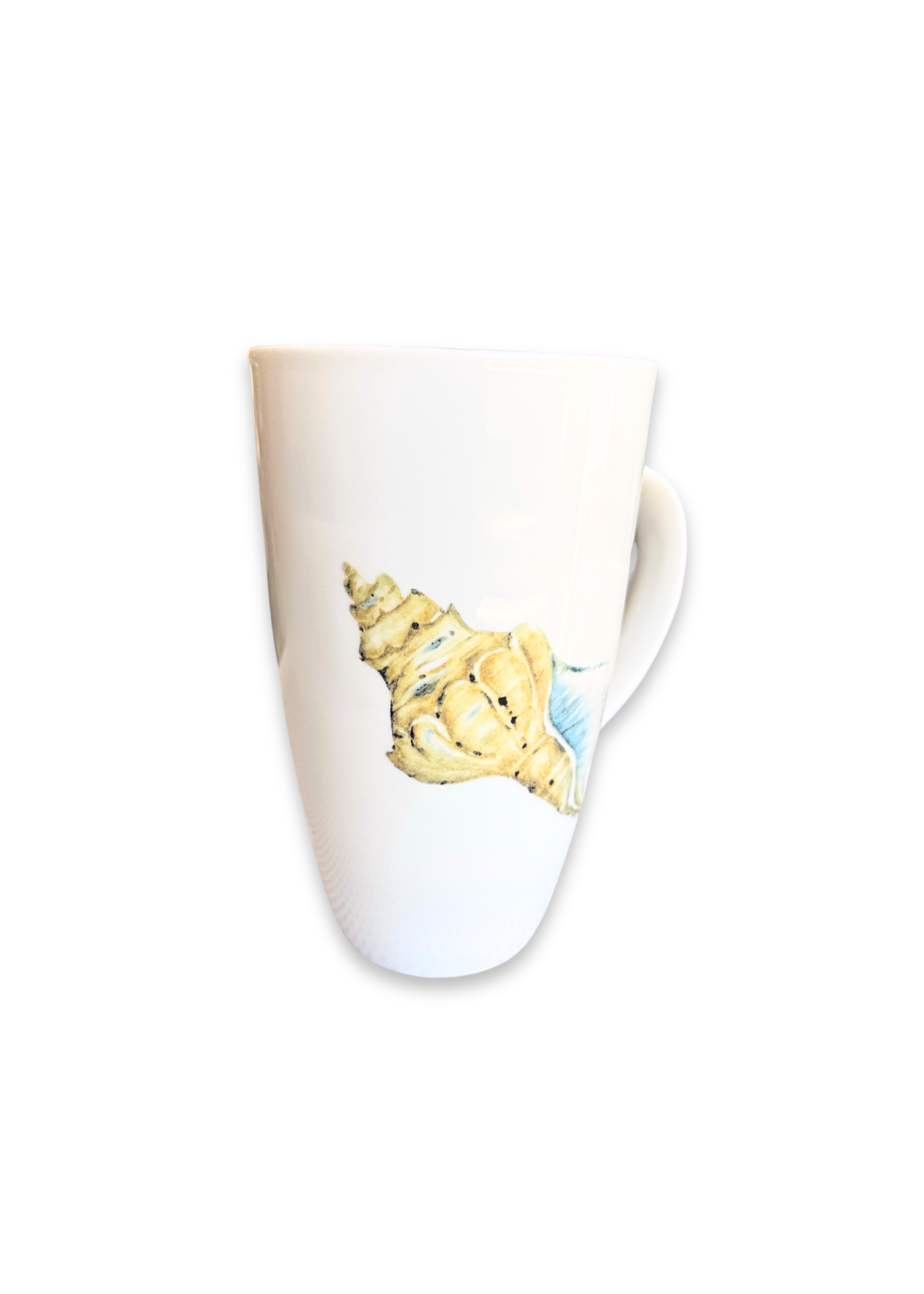 Coastal Conch Seashell Porcelain Coffee and Tea Mug