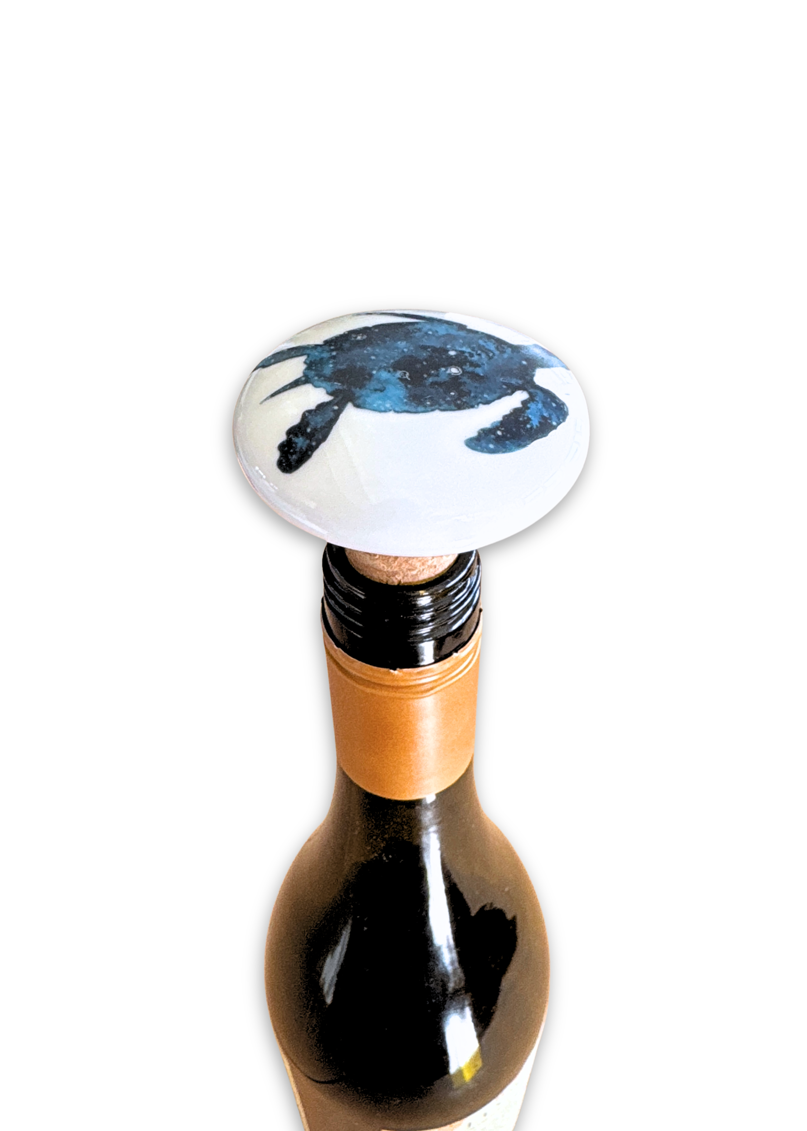 Sea Turtle Porcelain Ceramic Wine Cork Stopper Barware