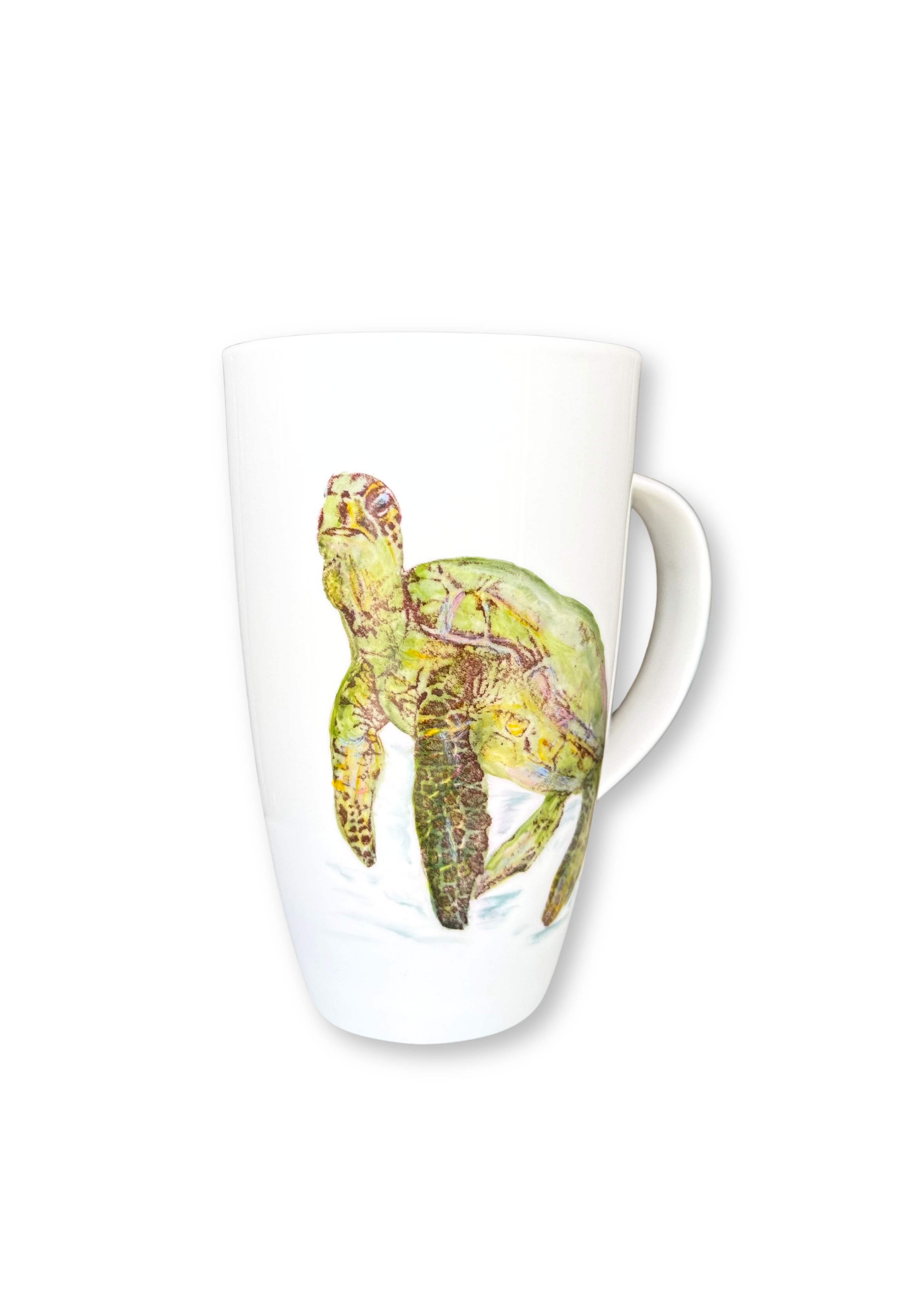 Sea Turtle Porcelain Latte Coffee Tea Mug Cup