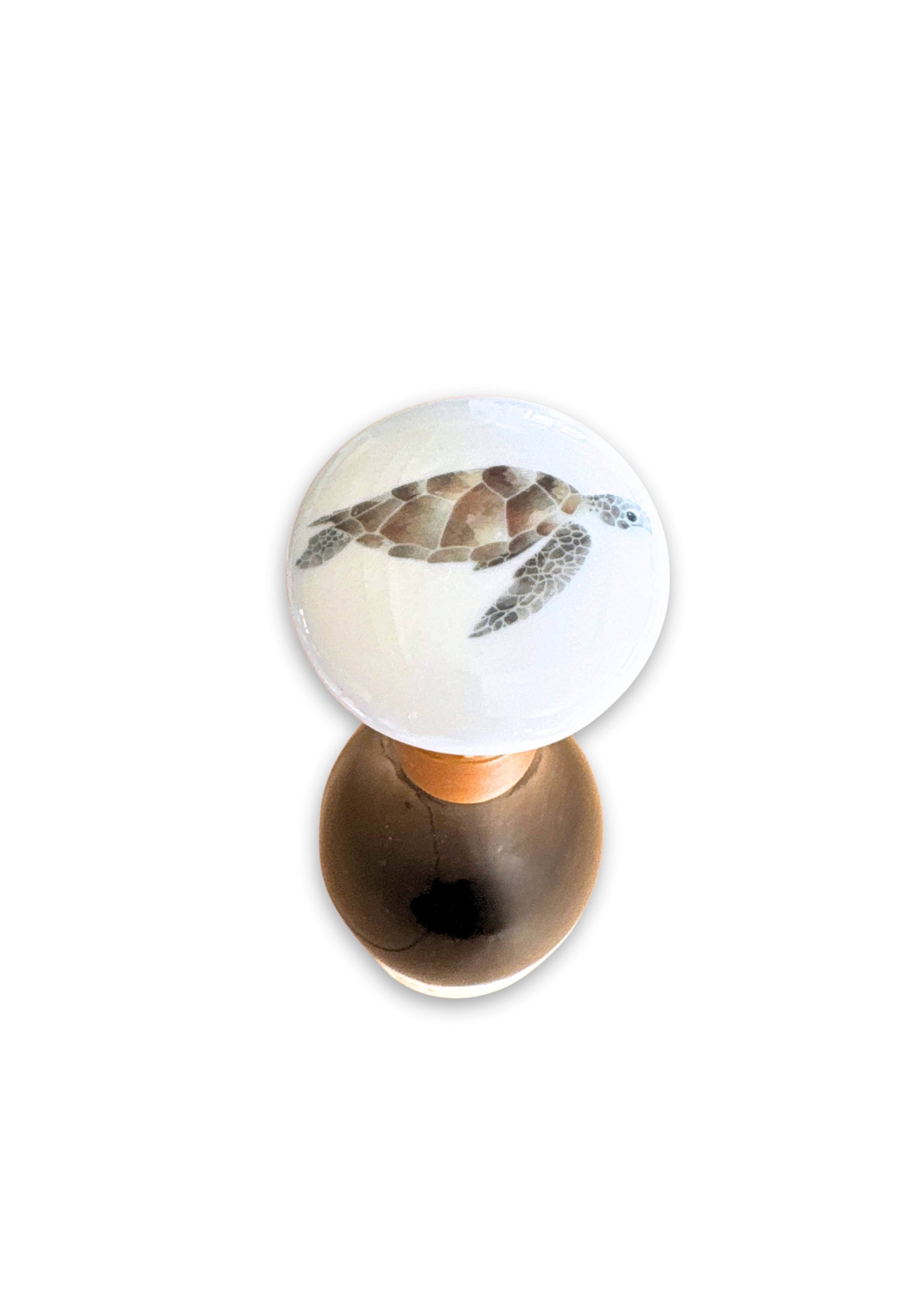 Sea Turtle Porcelain Ceramic Wine Cork Stopper Barware
