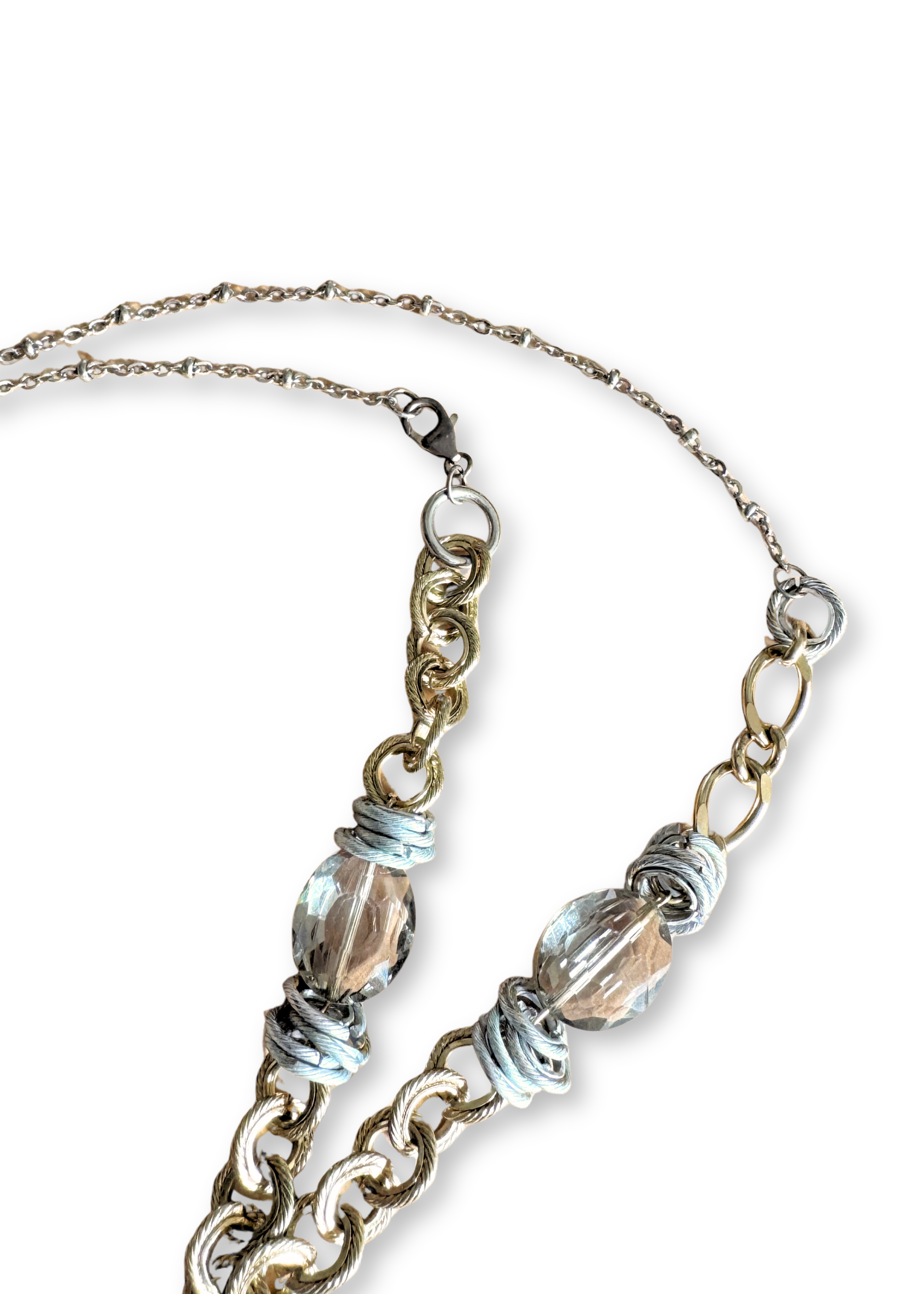Butterfly Porcelain Pendant Necklace