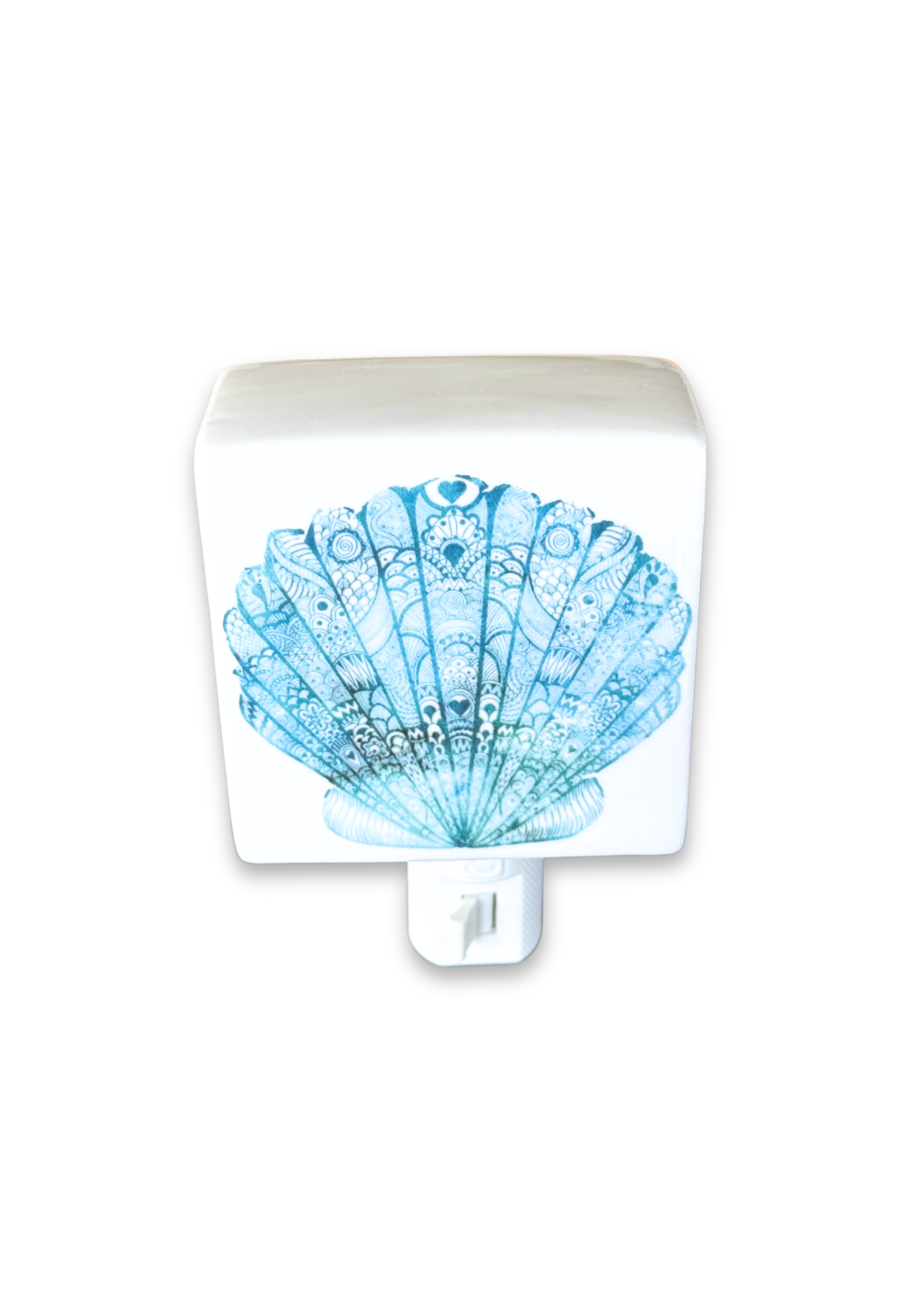 Coastal Seashell Porcelain Nightlight