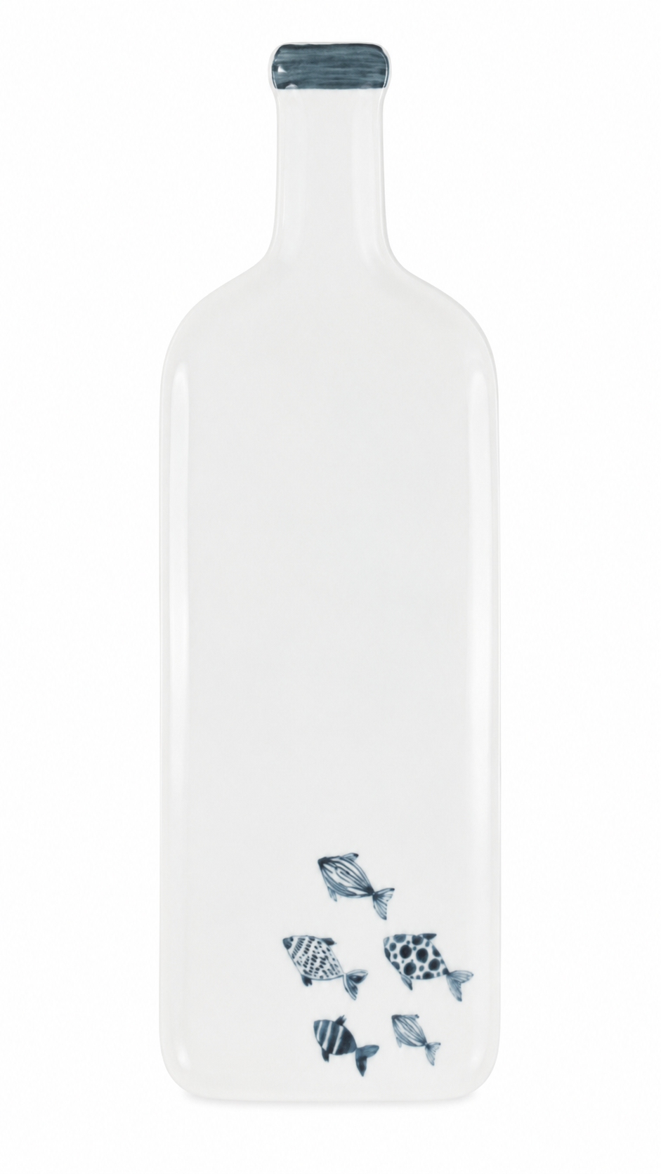 Coastal Fish Porcelain Serving Tray | Cheese & Fruit Charcuterie Board