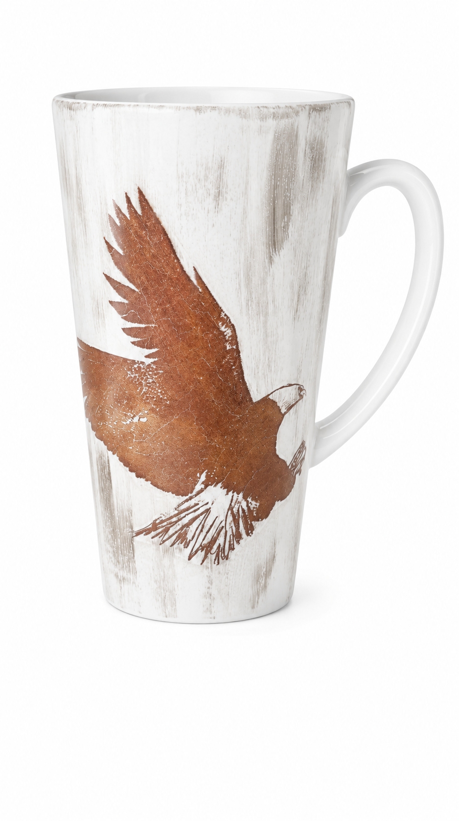 Hand-Painted Tiger Porcelain Coffee Mug – Rustic Lodge Morning Mug