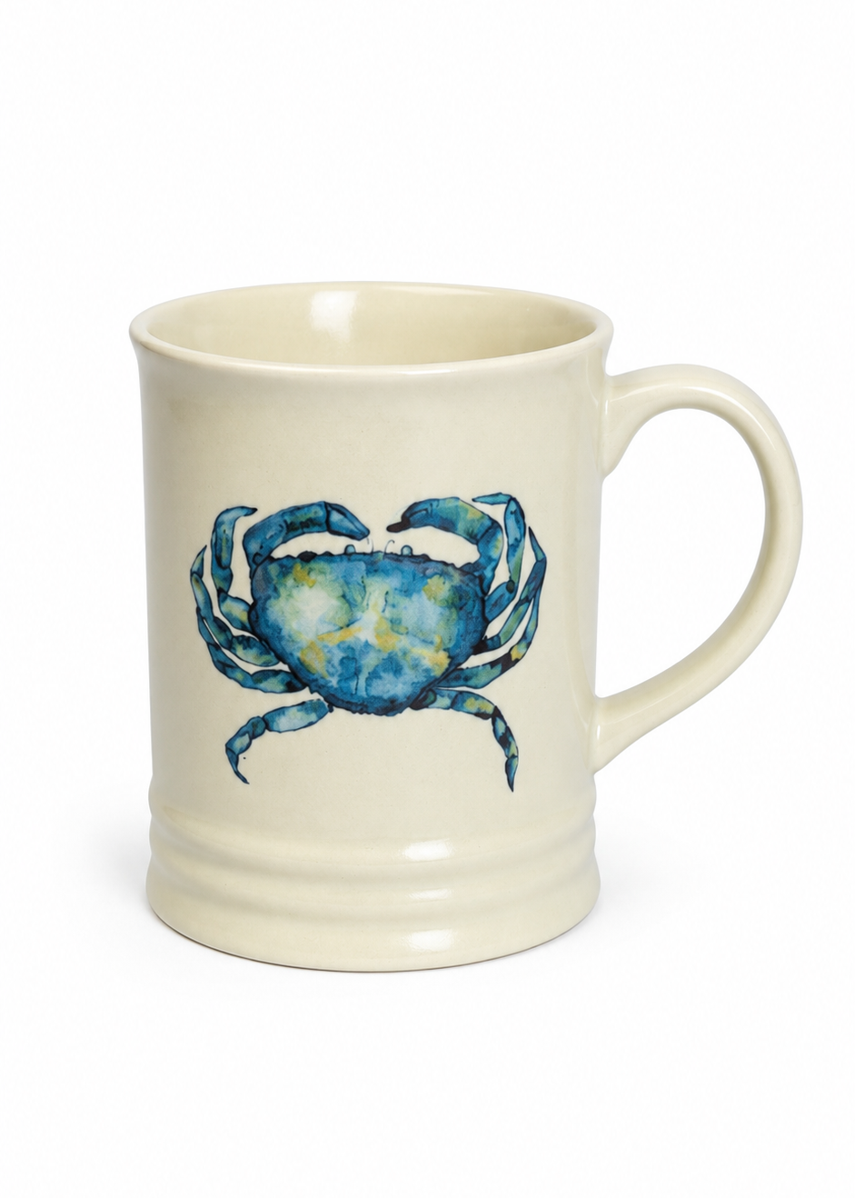 Coastal Blue Crab Porcelain Coffee Mug