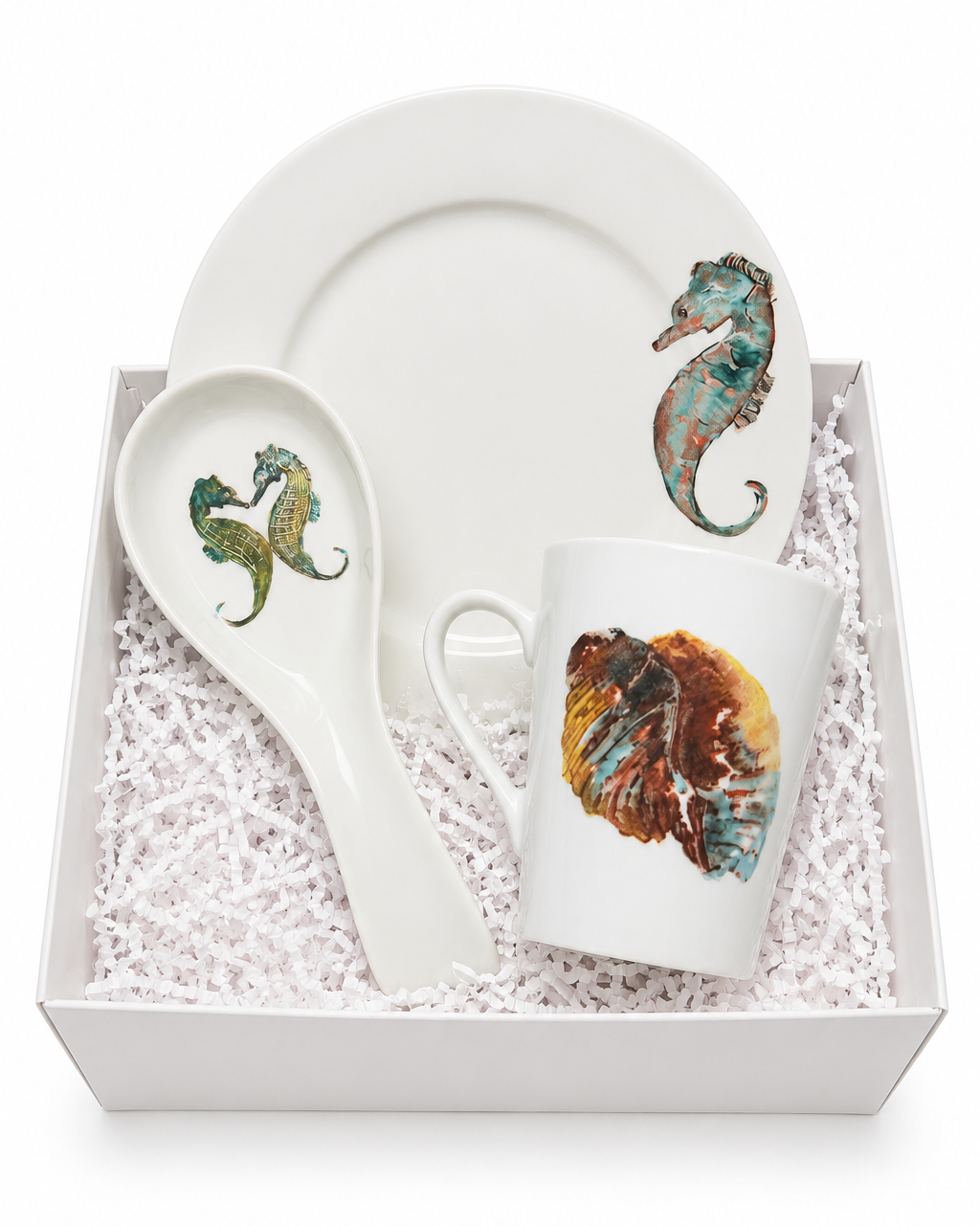 Hostess Coastal Seahorse & Seashell Gift Bundle