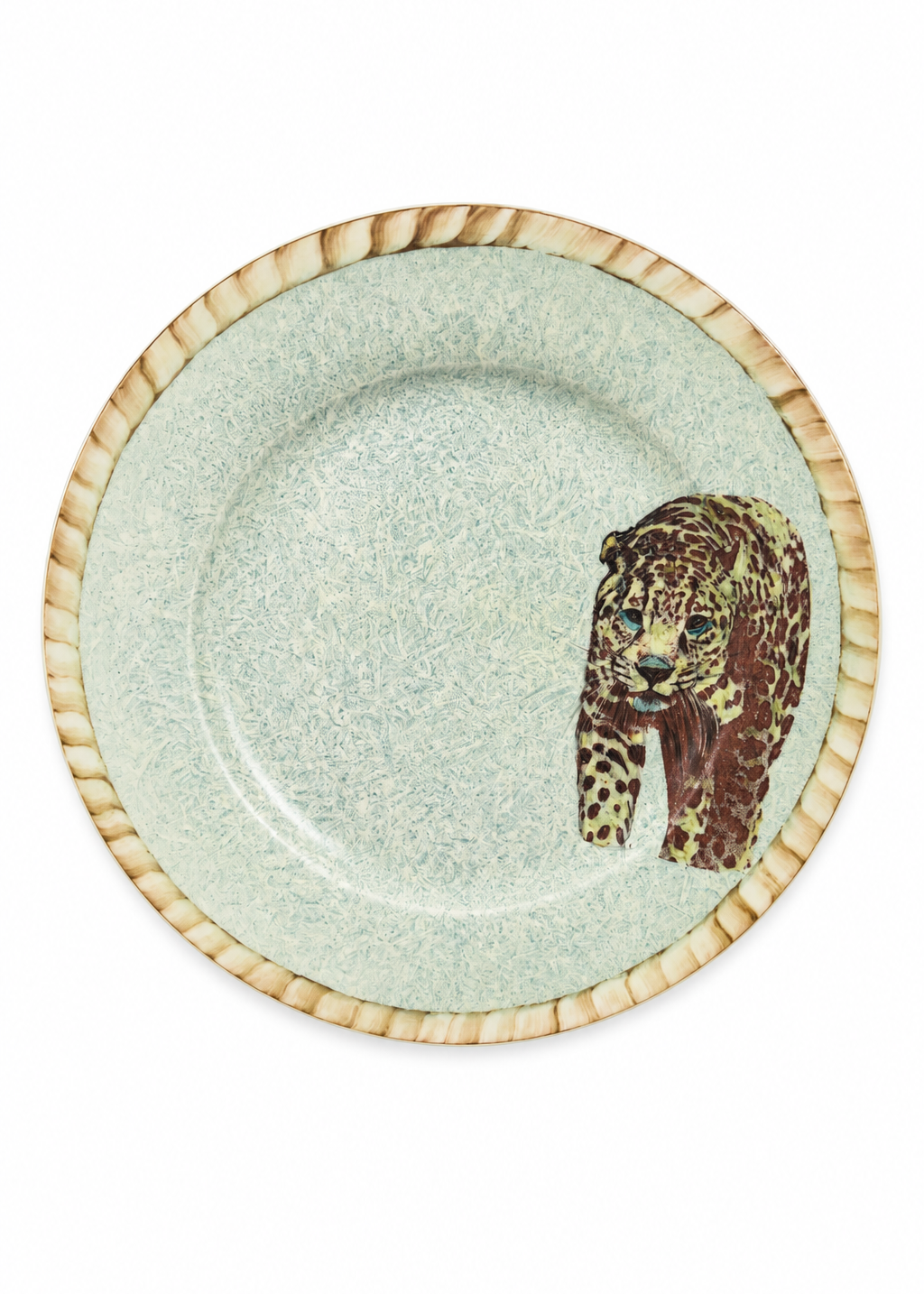 Hand-Painted Jaguar Football Season Porcelain Plate