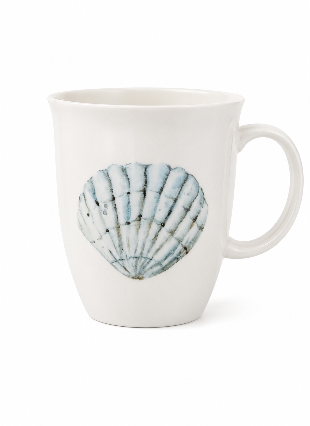 Scallop Shell Porcelain Mug