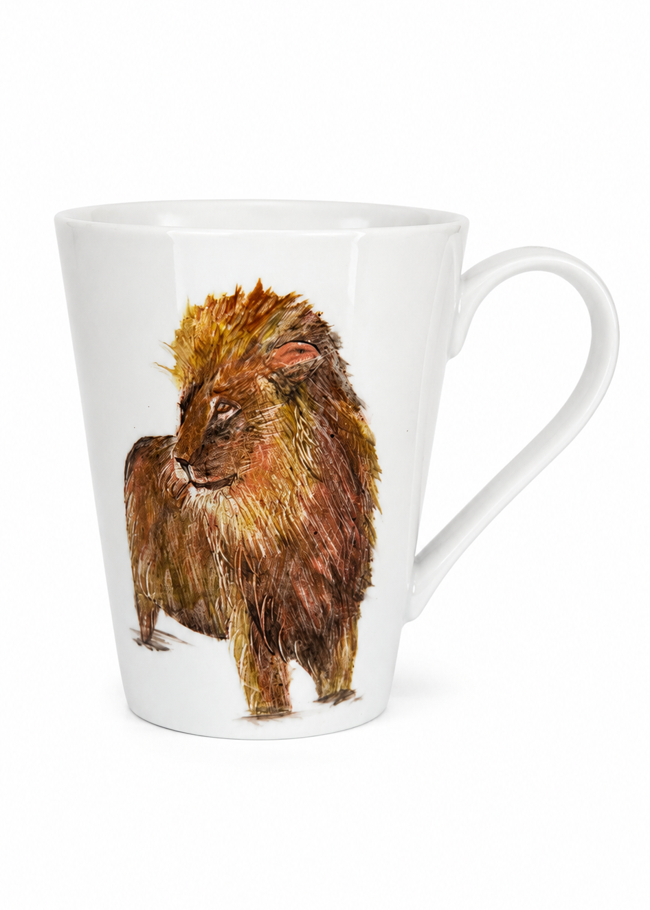 Lion Porcelain Mug
