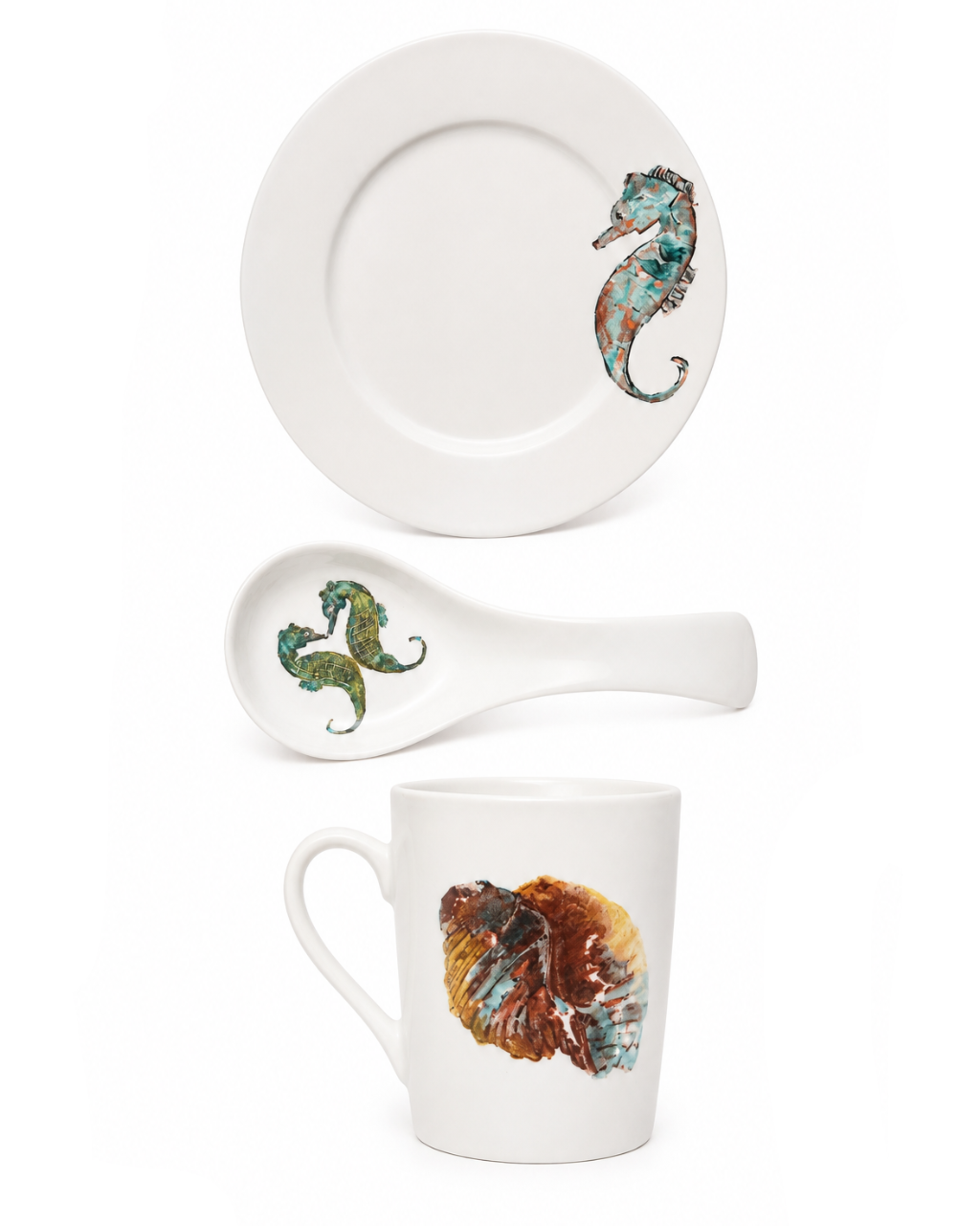 Hostess Coastal Seahorse & Seashell Gift Bundle