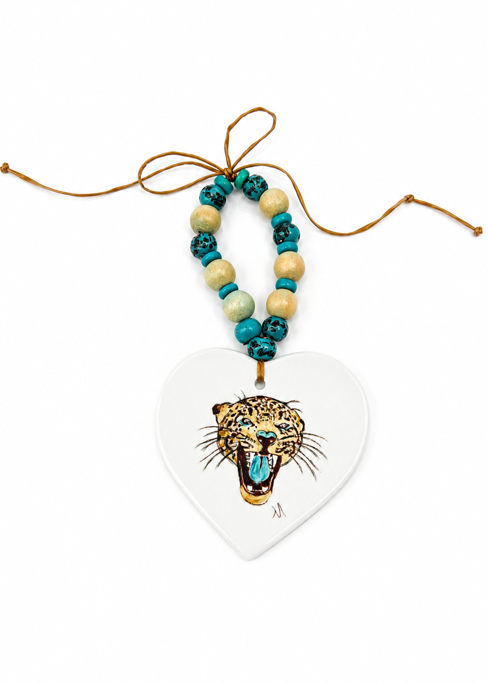 Jaguar Football Season Porcelain Beverage Tag