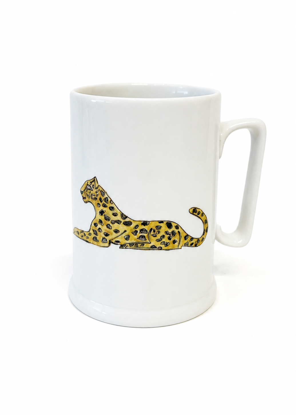 Hand Painted Jaguar Football Season Coffee Mug