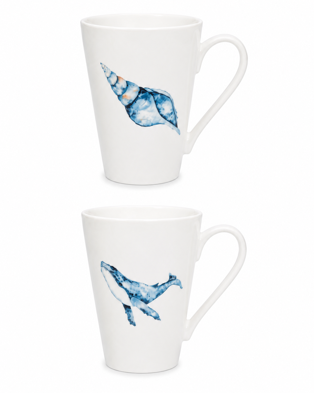 Mug Coastal Whale & Seashell Bundle