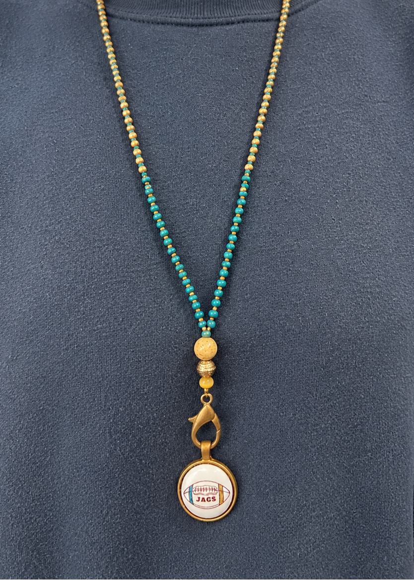 Jacksonville Jaguars Double Wrap Necklace