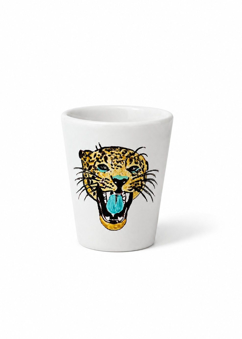 Jaguar Gameday Porcelain Shot Glass