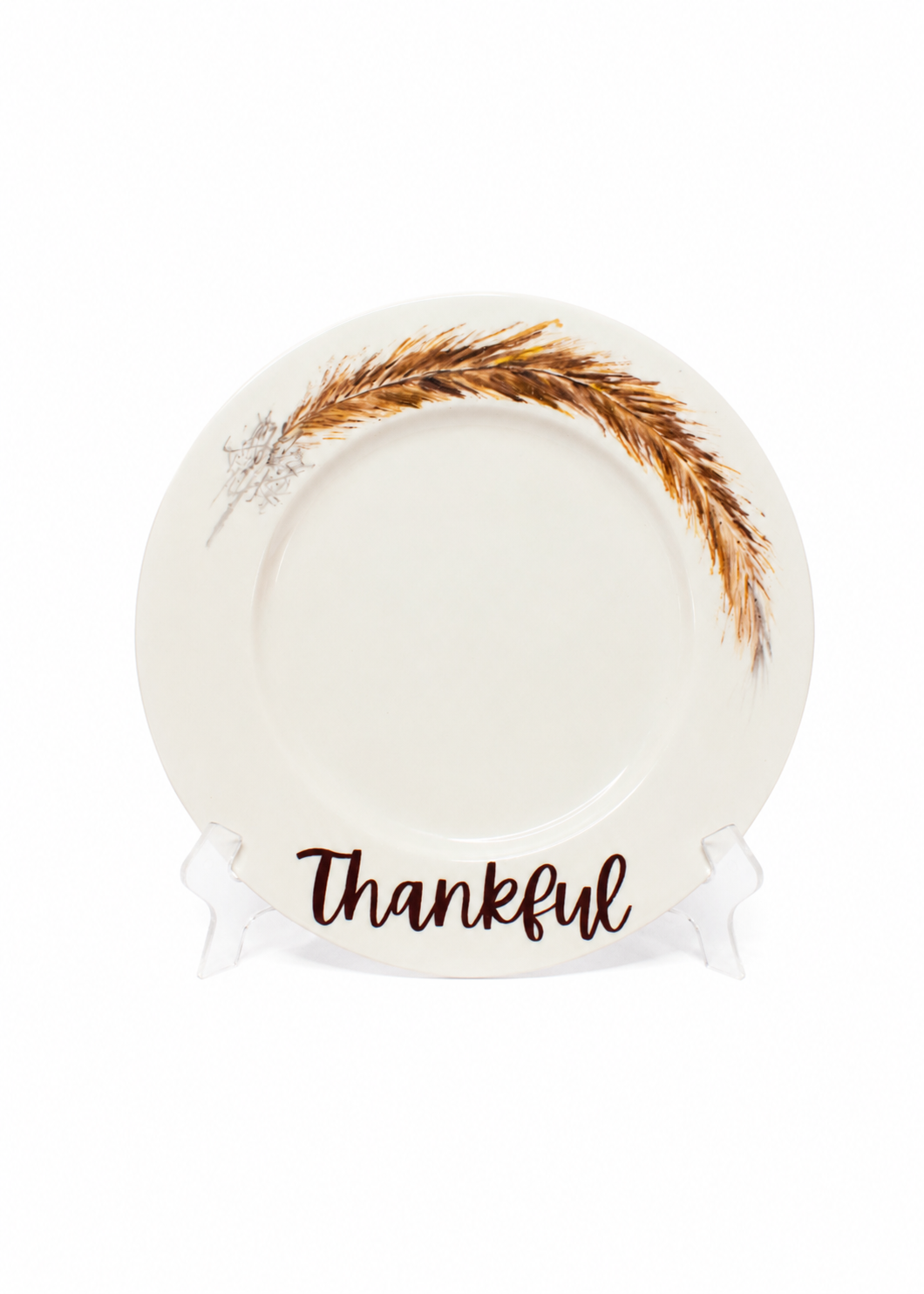 Feather Hosting Porcelain Platter