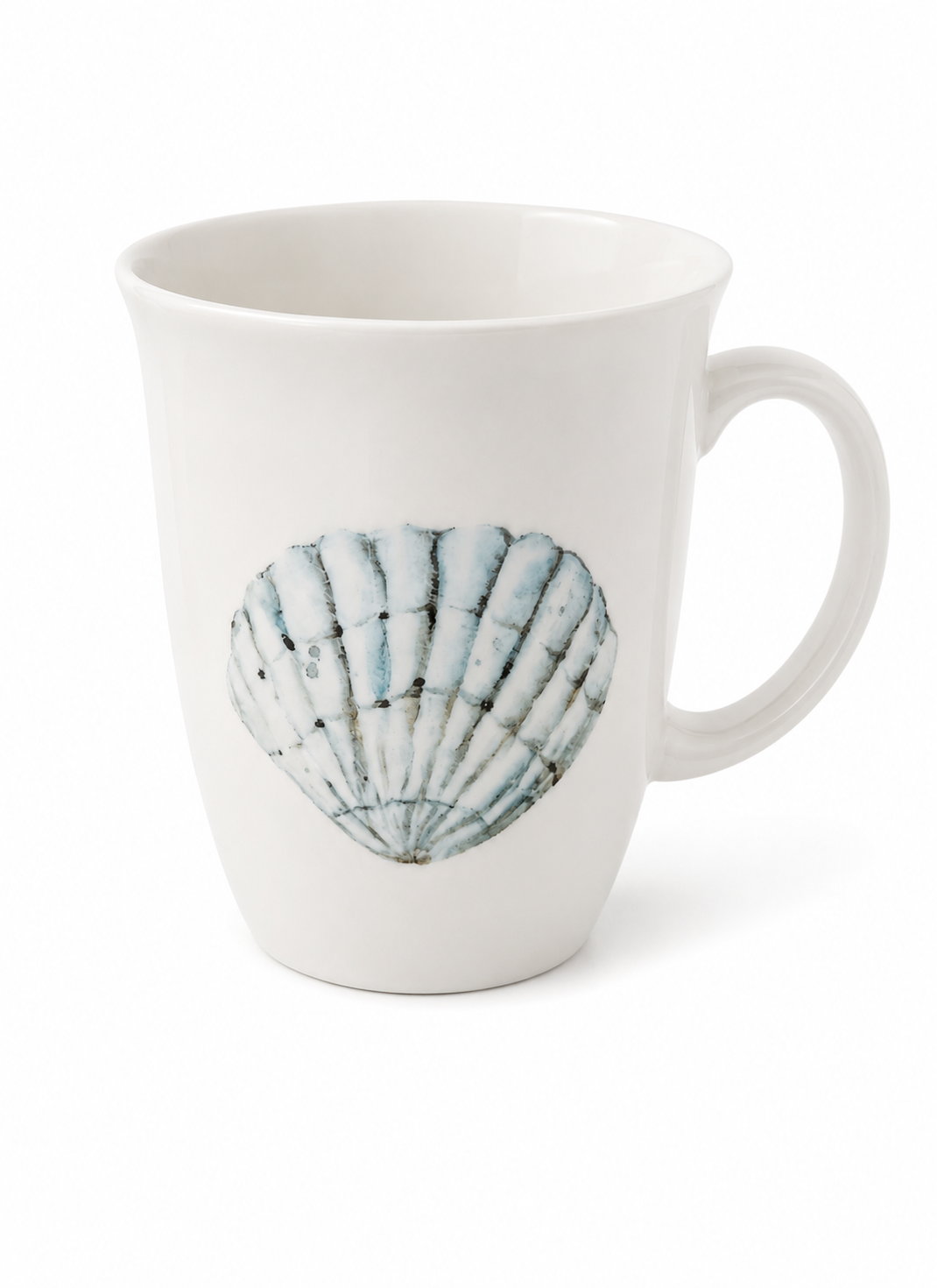 Scallop Shell Porcelain Mug