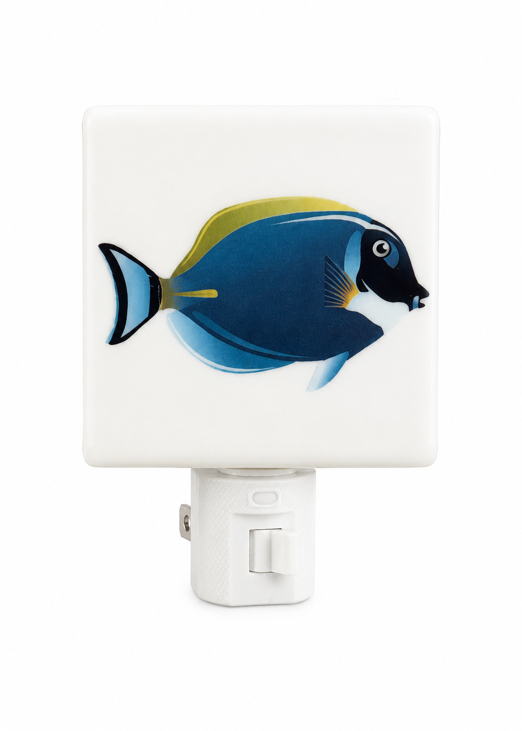 Blue Tang Fish Porcelain Nightlight