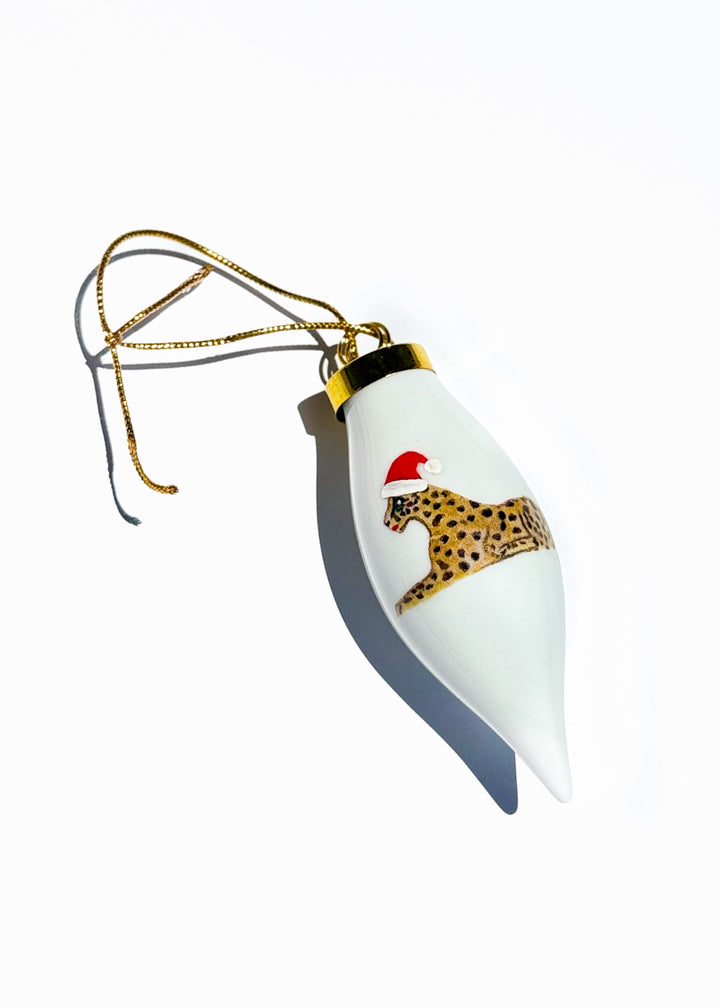 Jaguar Teardrop Ornament