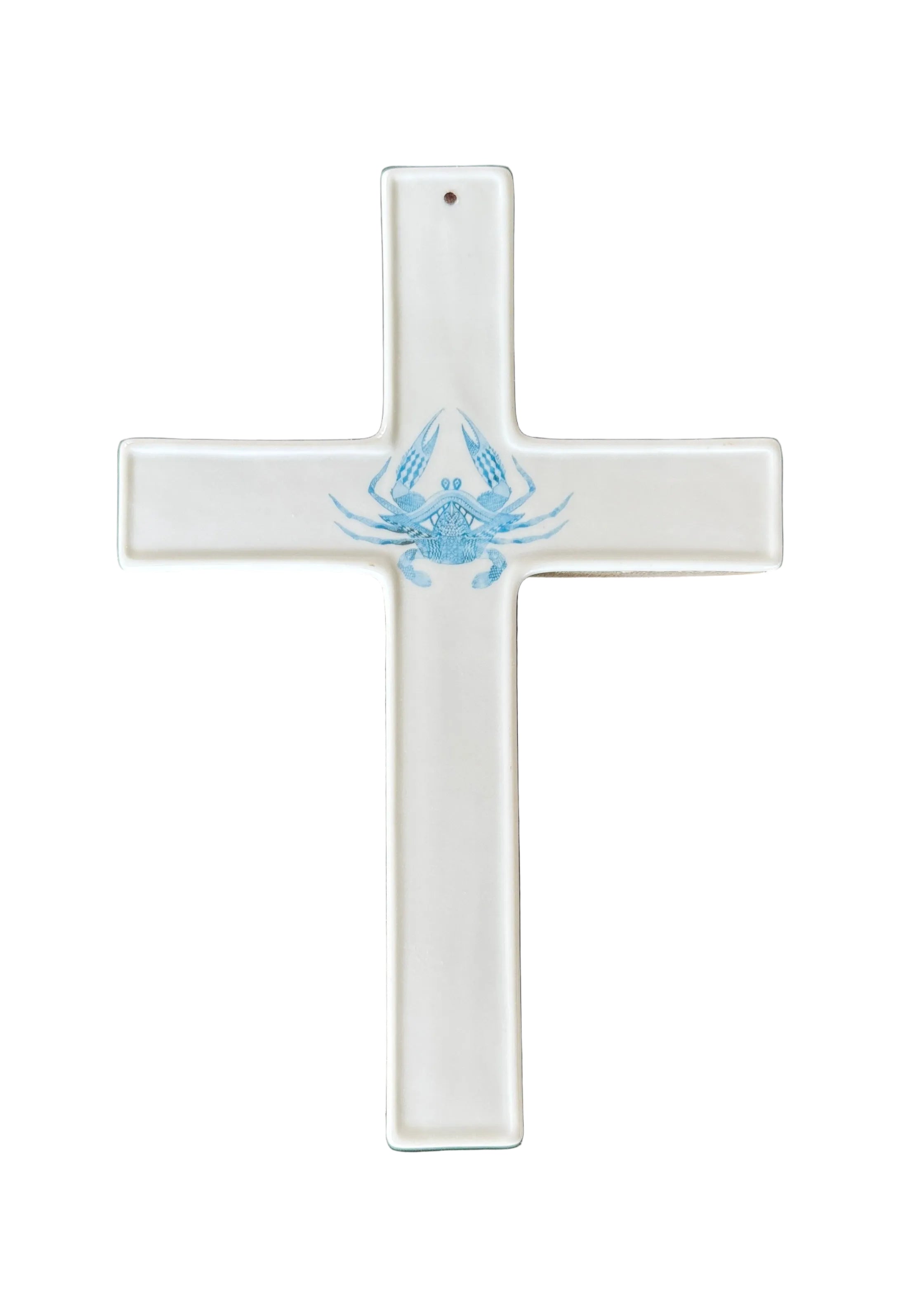Coastal Crab Cross Tabletop Anchor