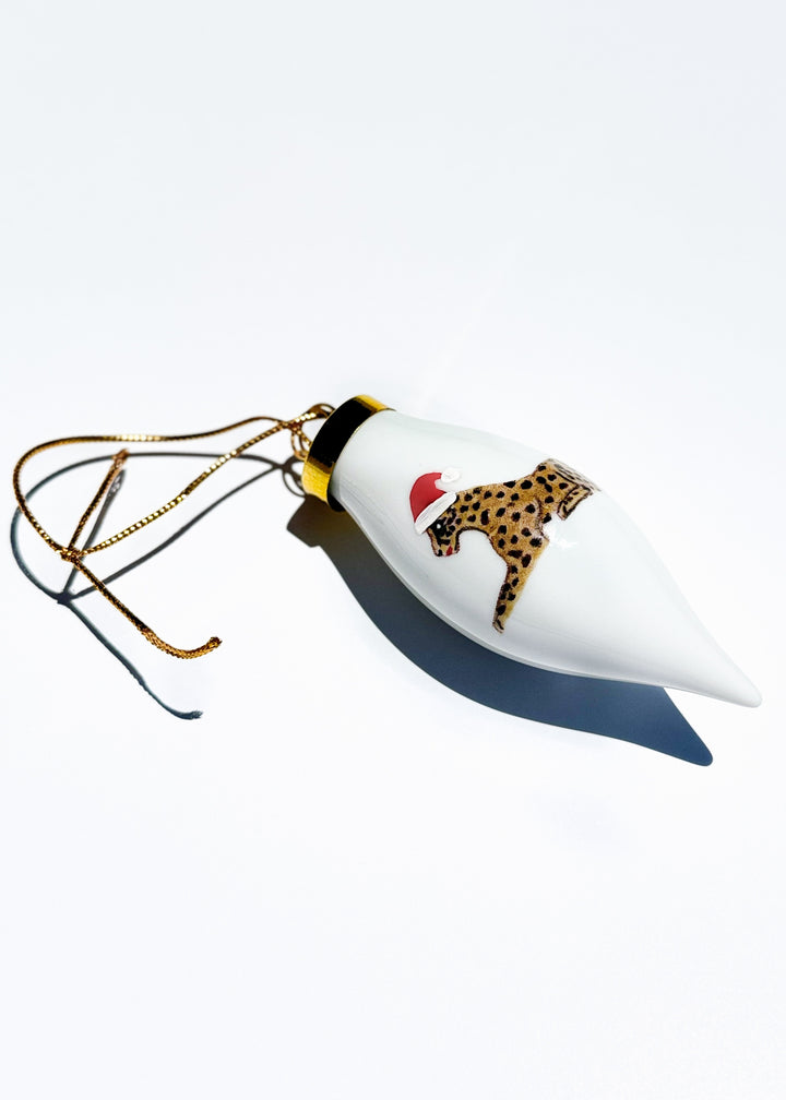 Jaguar Teardrop Ornament