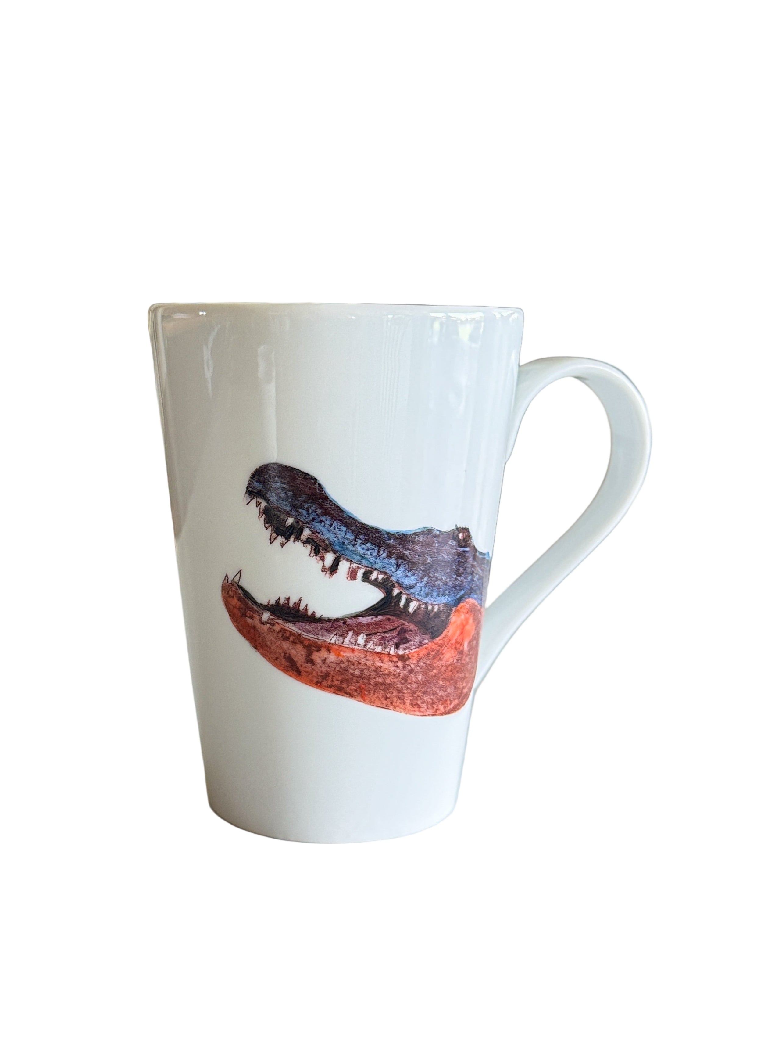 Gator Mug Mascot Coffee Cup Orange Blue College Football