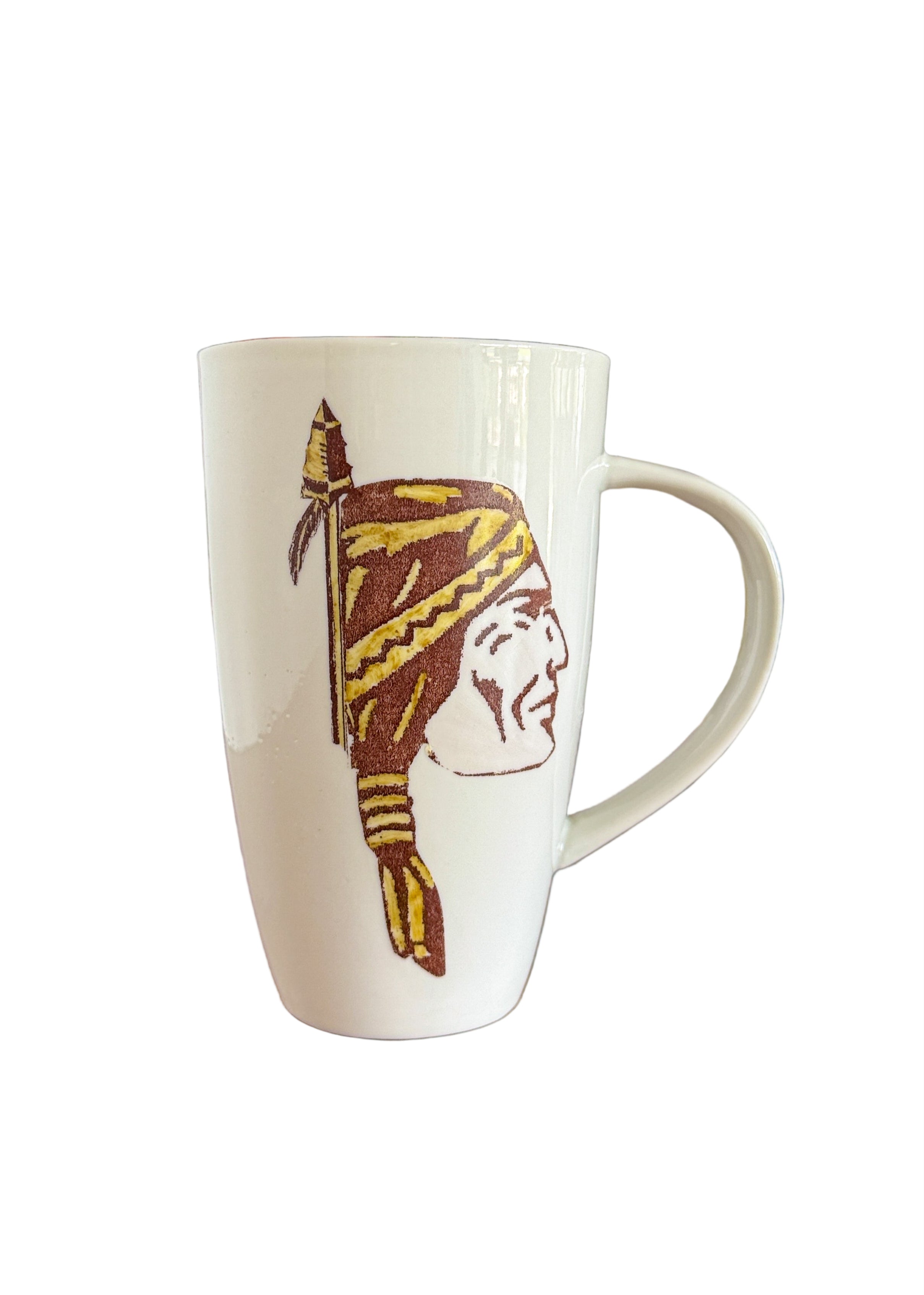 Chief Mug Garnett Gold Mascot Coffee Cup College Football Decor