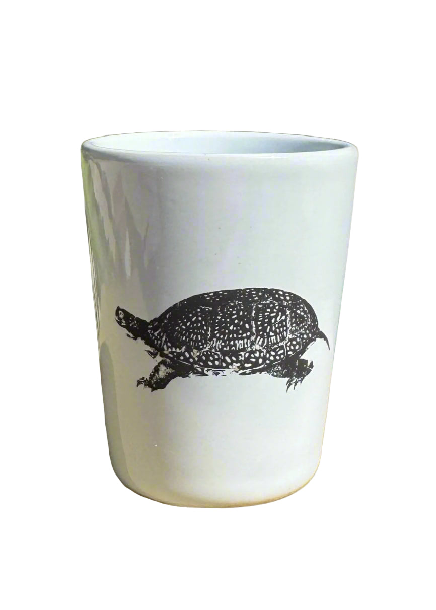 Black Turtle Ceramic Shot Glass