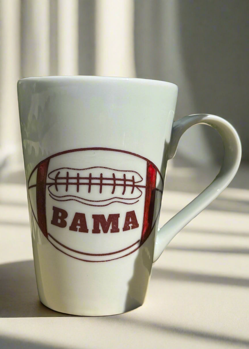 Mug Coffee Football Mascot Crimson White
