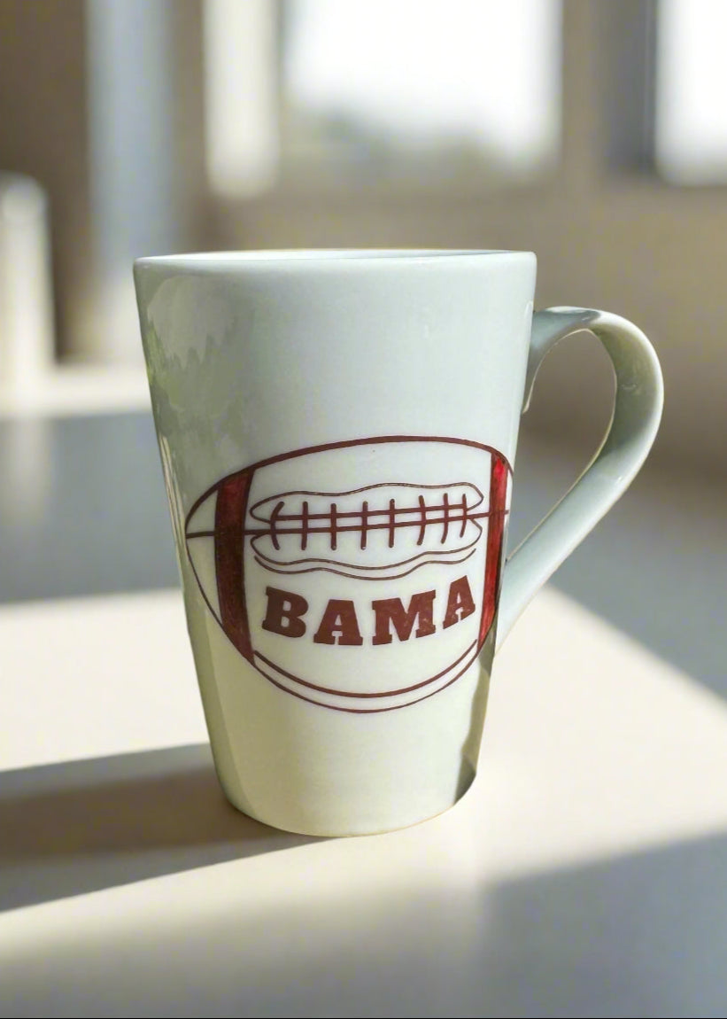 Mug Coffee Football Mascot Crimson White