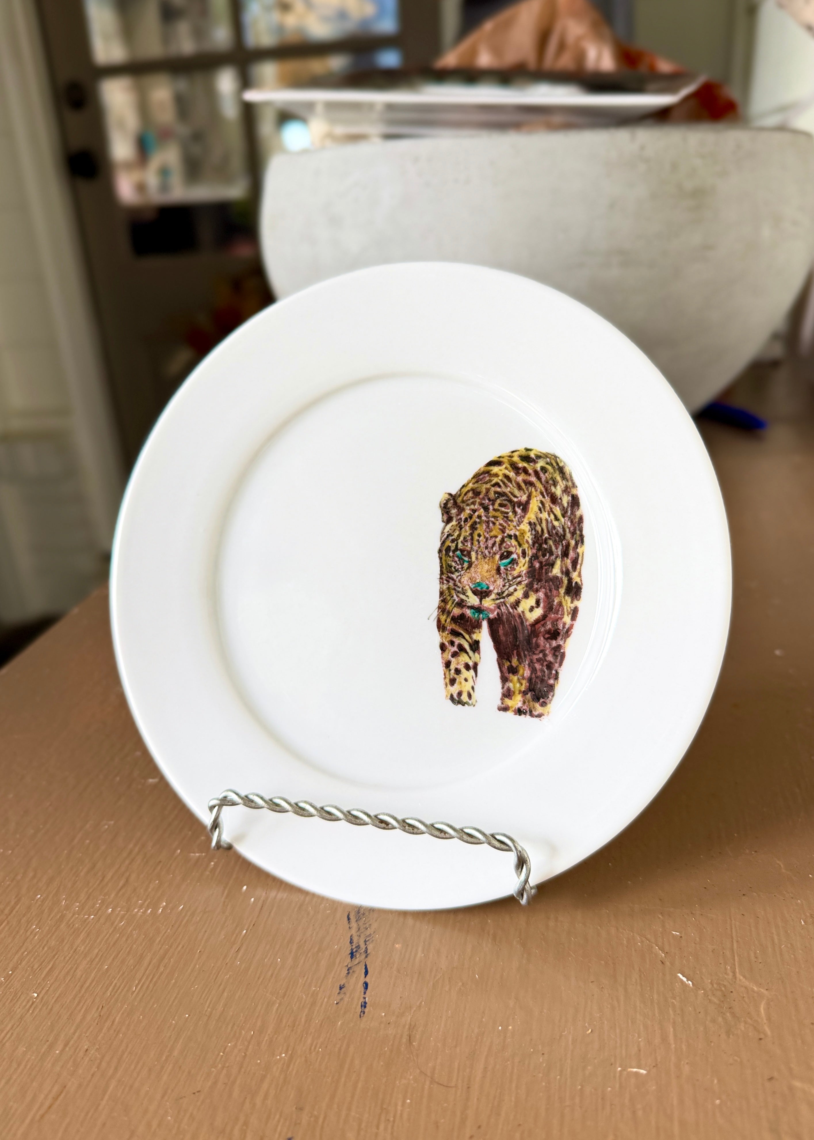 Jaguar Game Day Serving Plate Mascot Home Decor