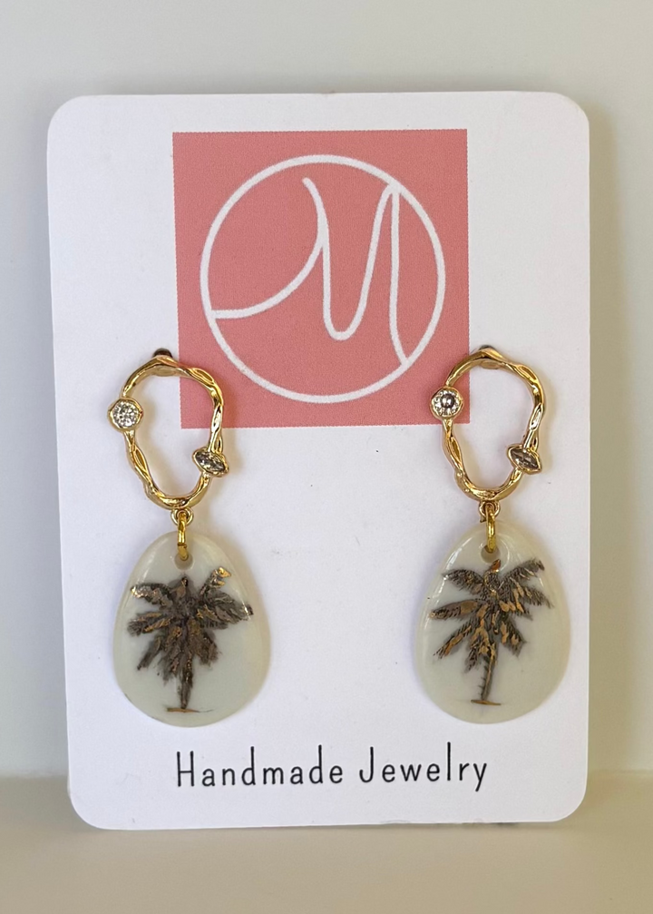 Palm Tree Earrings