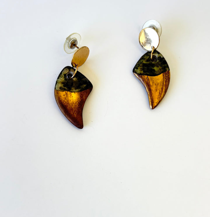 Gold Earrings Gold Studs Coastal Jewelry