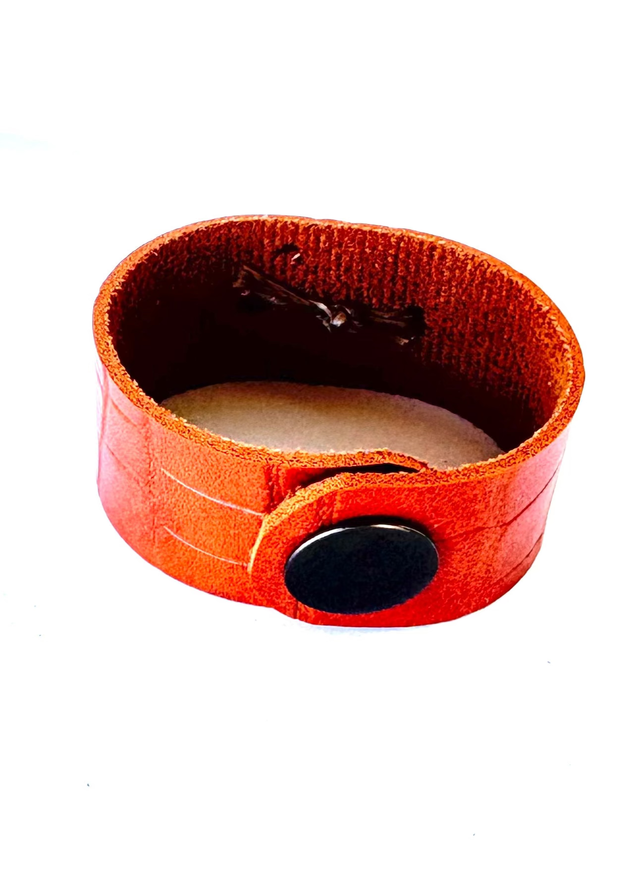 Porcelain Pendant Football Jags Leather Wrap Bracelet