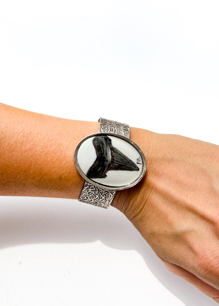 Seashell Coastal Cuff Bracelet