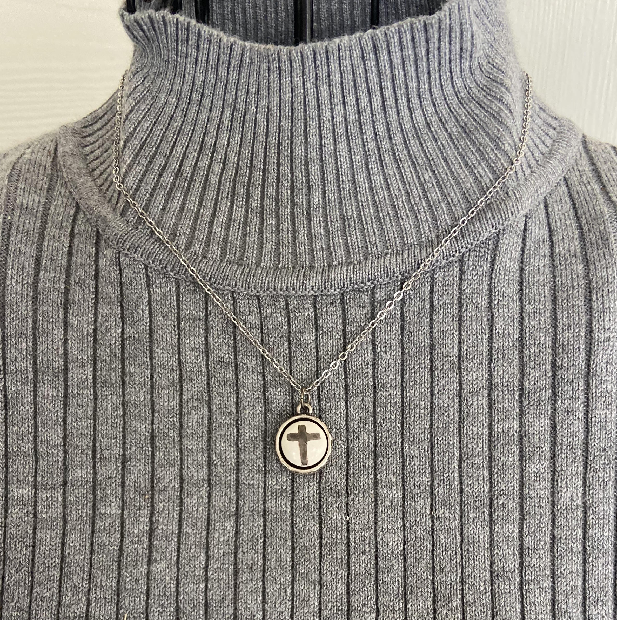Cross Necklace Christ Jesus Follower